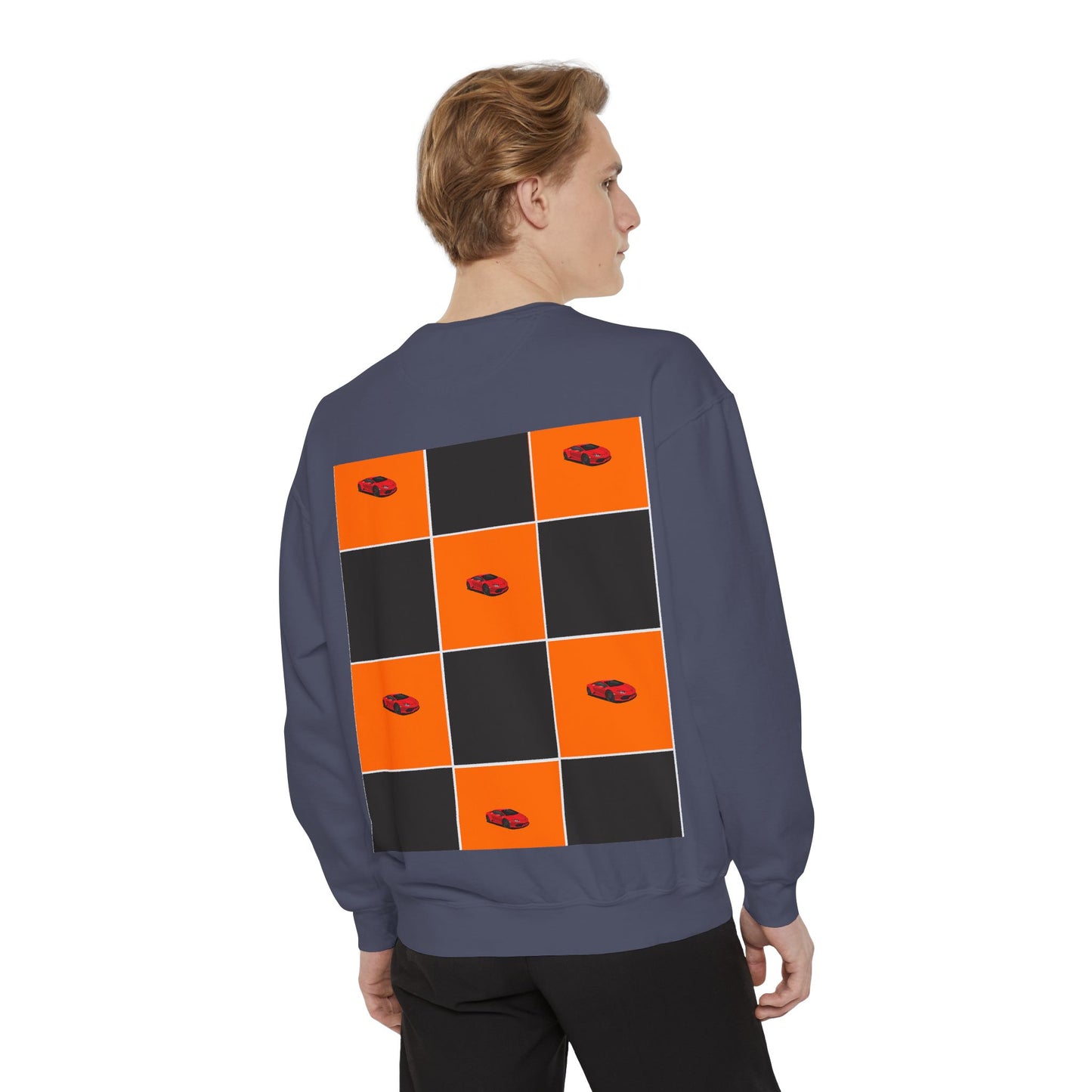 McLaren-Inspired Sweatshirt | Orange & Black Motorsport Design