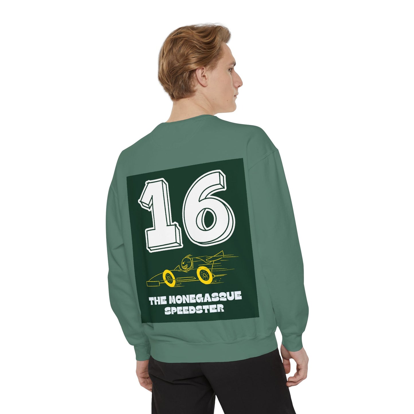 #16 “The Monegasque Speedster” Sweatshirt | Charles Leclerc Inspired Motorsport Apparel