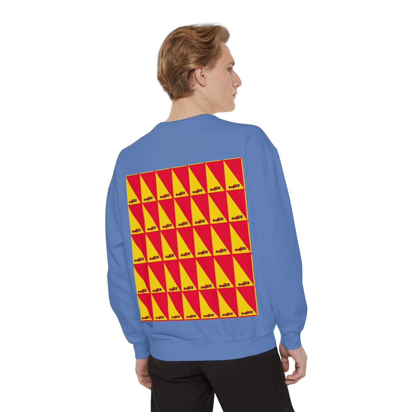 Geometric Car Sweatshirt | Motorsport-Inspired Design| Perfect for Casual Outings & Celebrations
