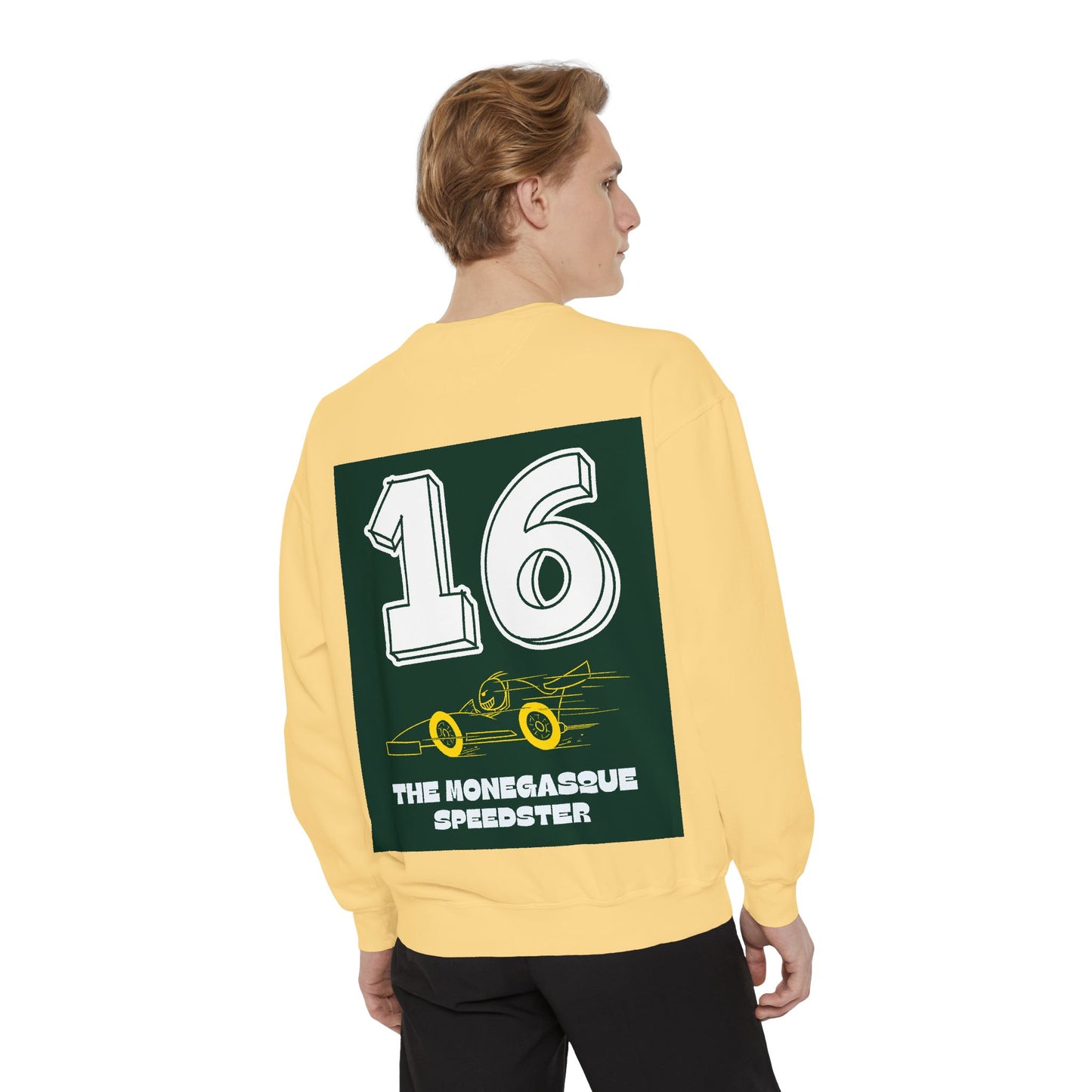 #16 “The Monegasque Speedster” Sweatshirt | Charles Leclerc Inspired Motorsport Apparel