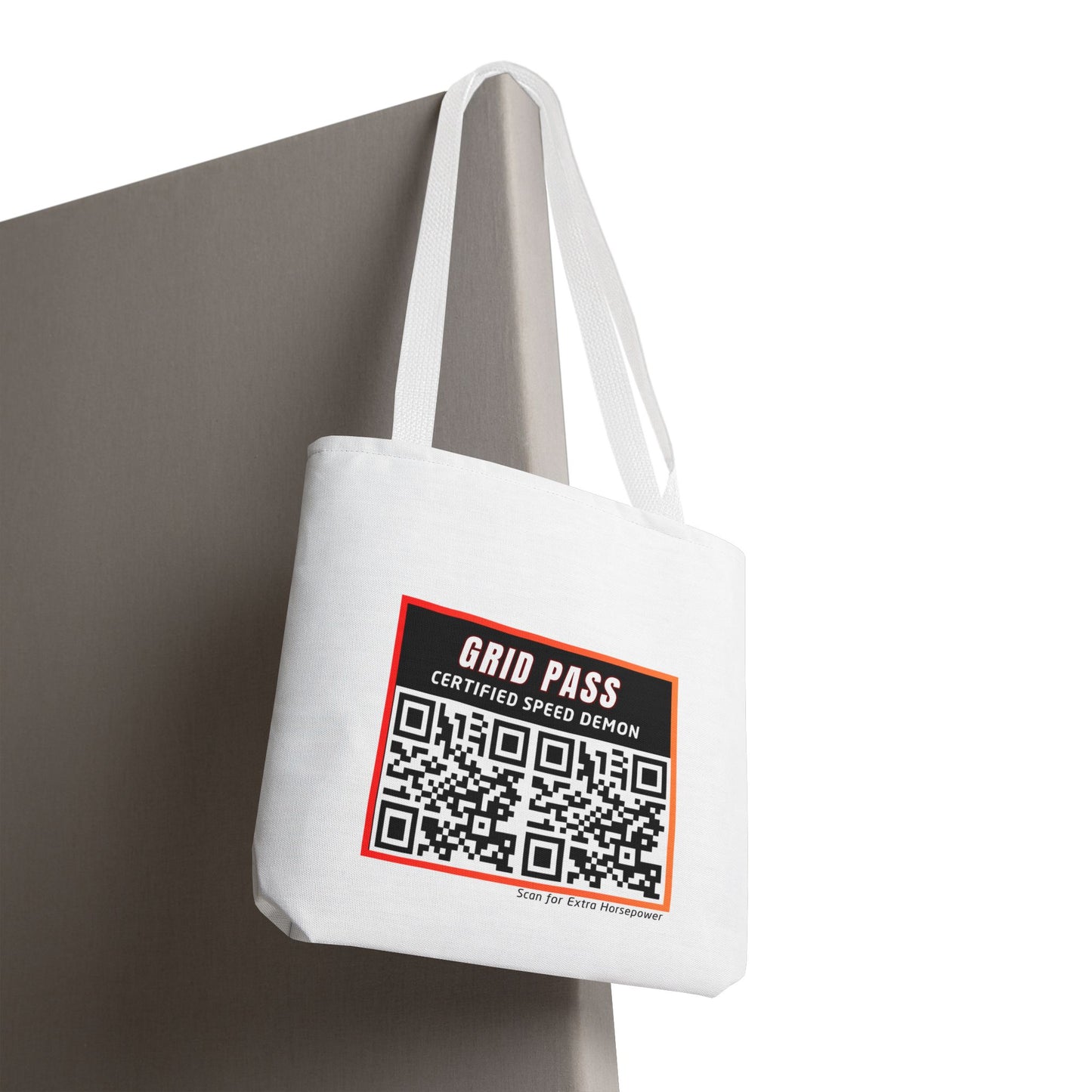 WIP25 Grid Pass Tote Bag – Certified Speed Demon Edition | Motorsport-Inspired Streetwear