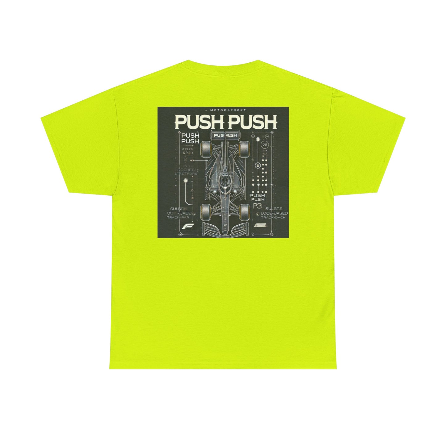 PUSH PUSH – Motorsport Streetwear Tee | Race Radio Command Edition