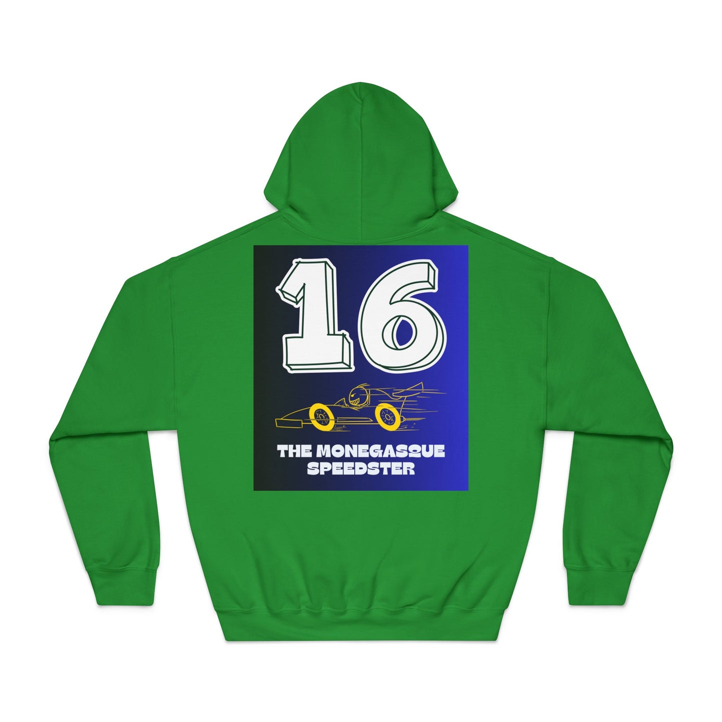 #16 The Monaco Speedster Unisex Hooded Sweatshirt - Racing Style & Comfort