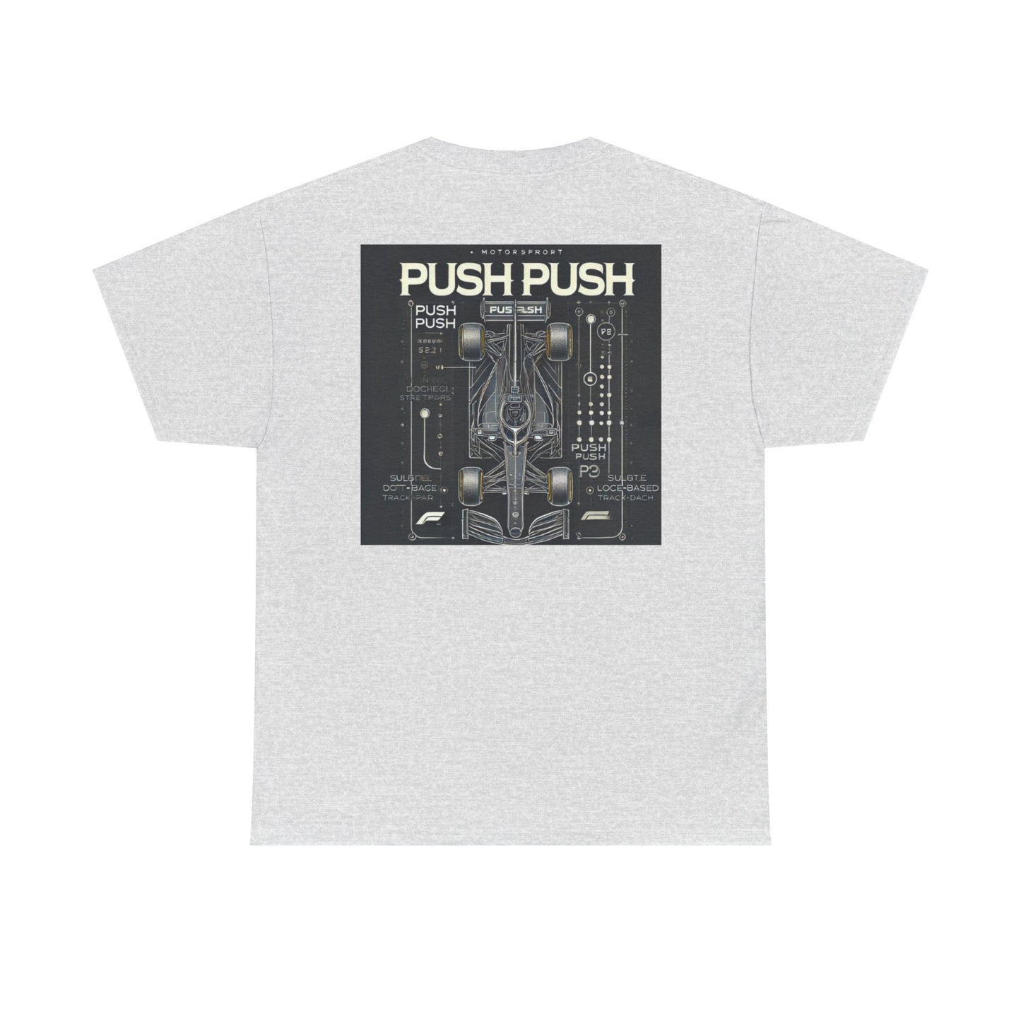 PUSH PUSH – Motorsport Streetwear Tee | Race Radio Command Edition