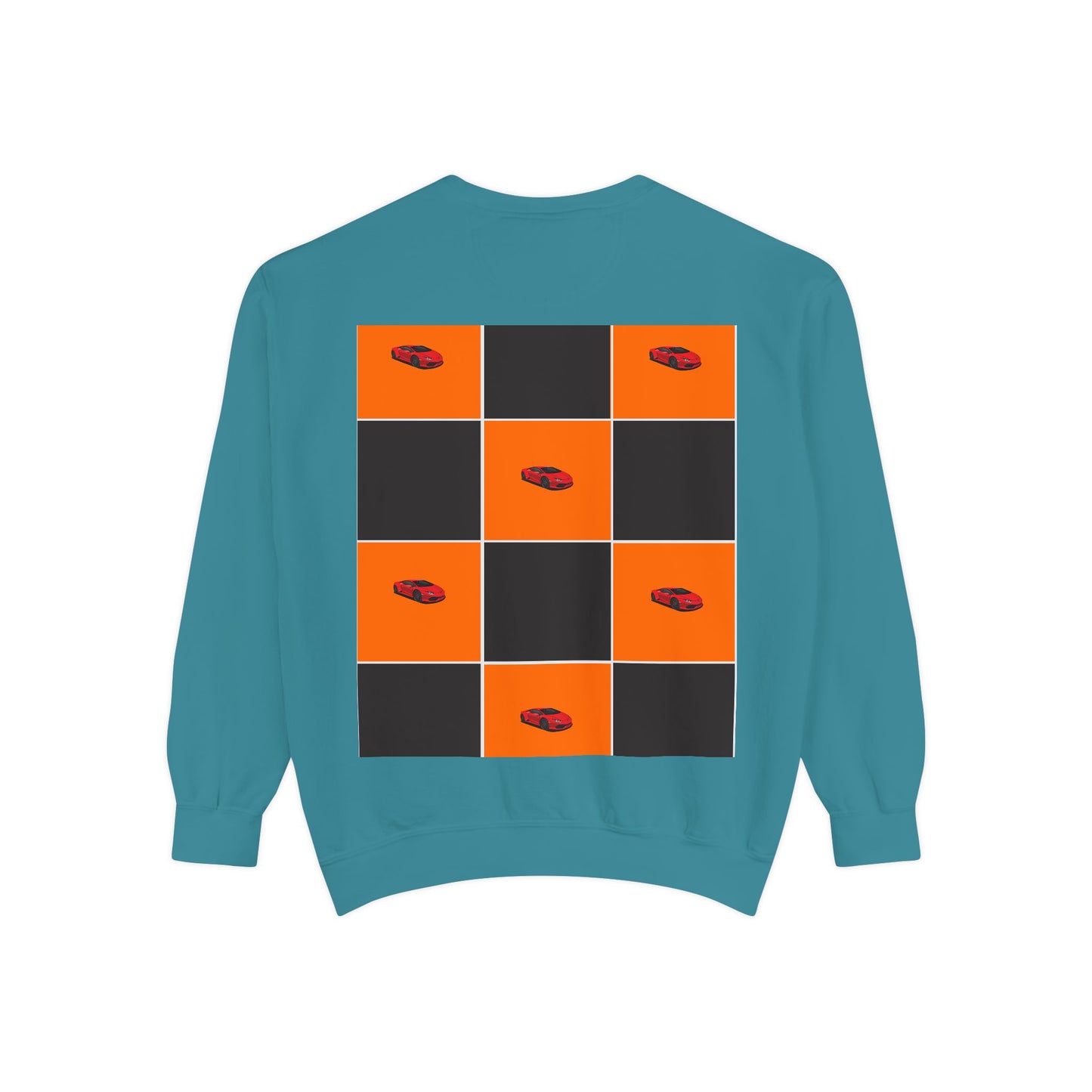 McLaren-Inspired Sweatshirt | Orange & Black Motorsport Design