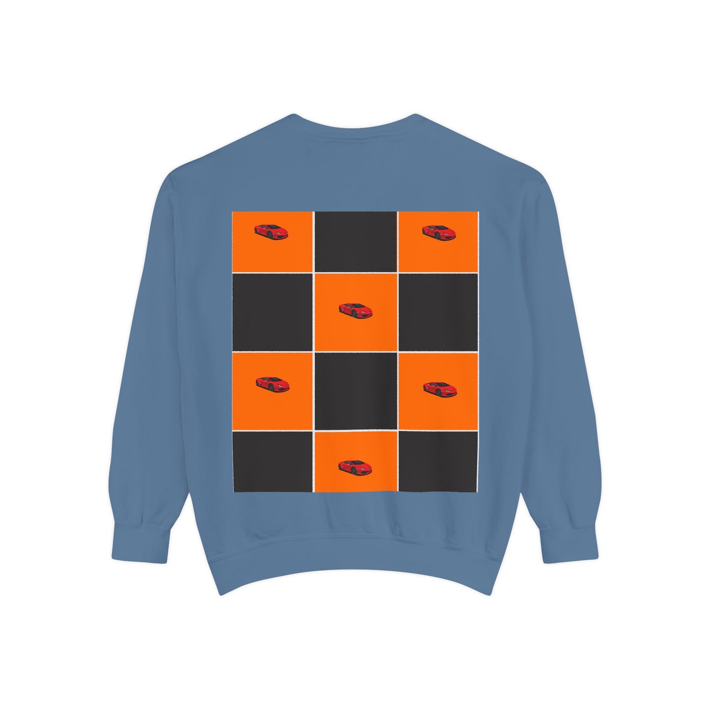 McLaren-Inspired Sweatshirt | Orange & Black Motorsport Design