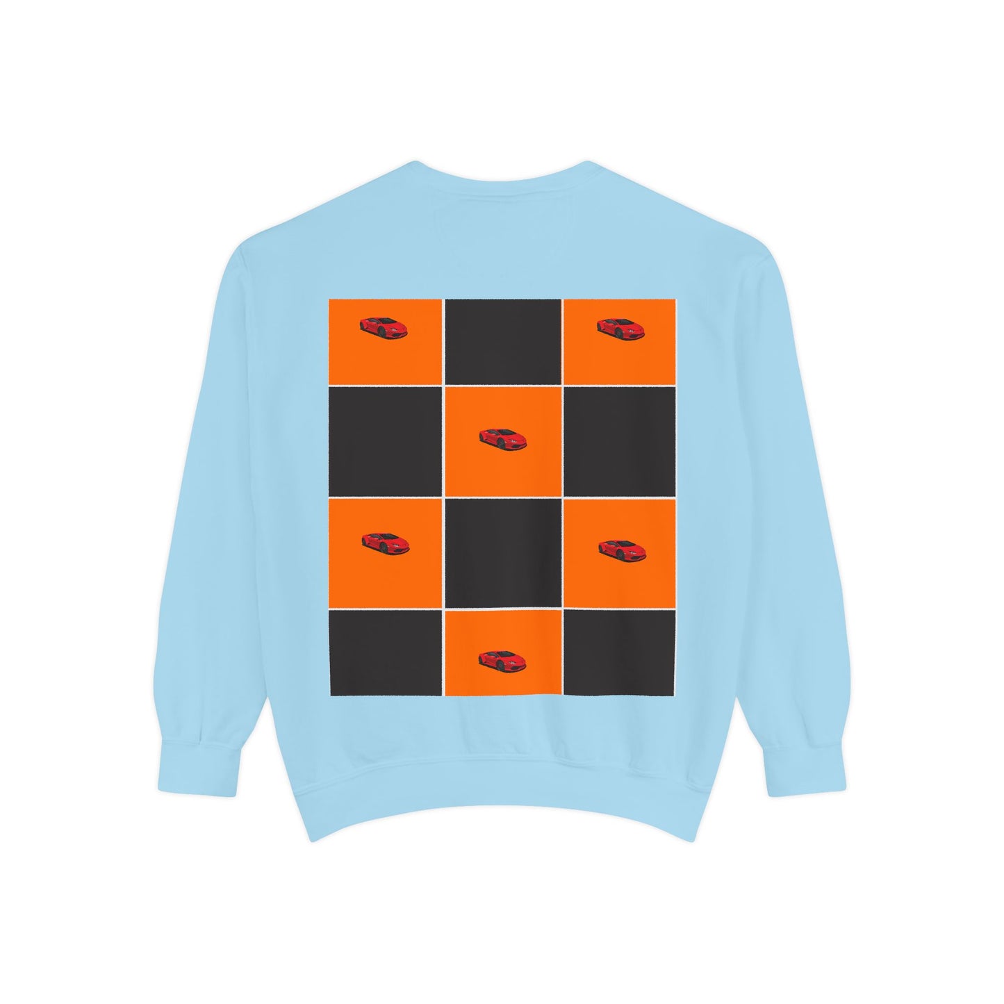 McLaren-Inspired Sweatshirt | Orange & Black Motorsport Design