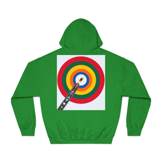 Dynamic Racing Circles Hoodie - F1 Inspired Design with Car Focus