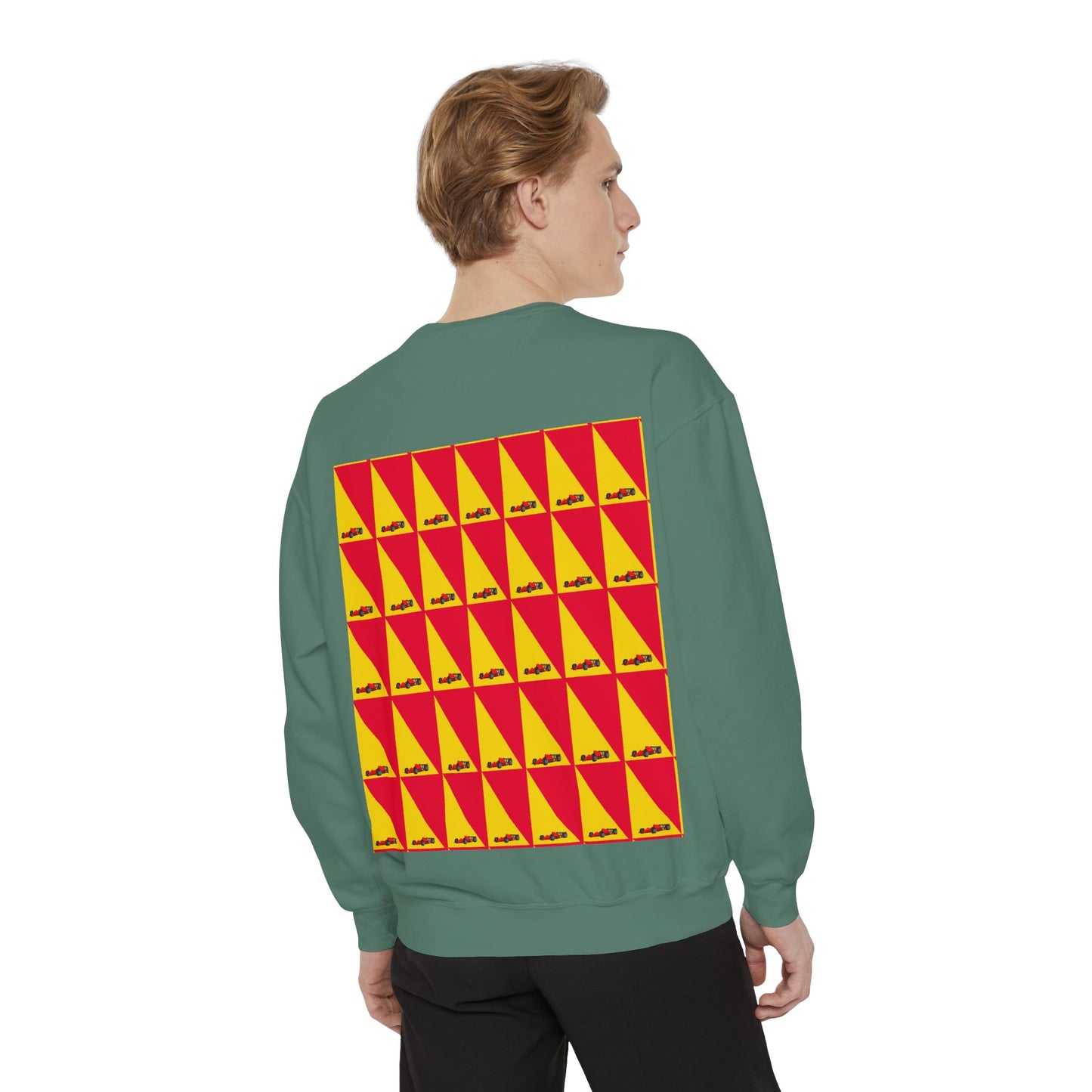 Geometric Car Sweatshirt | Motorsport-Inspired Design| Perfect for Casual Outings & Celebrations