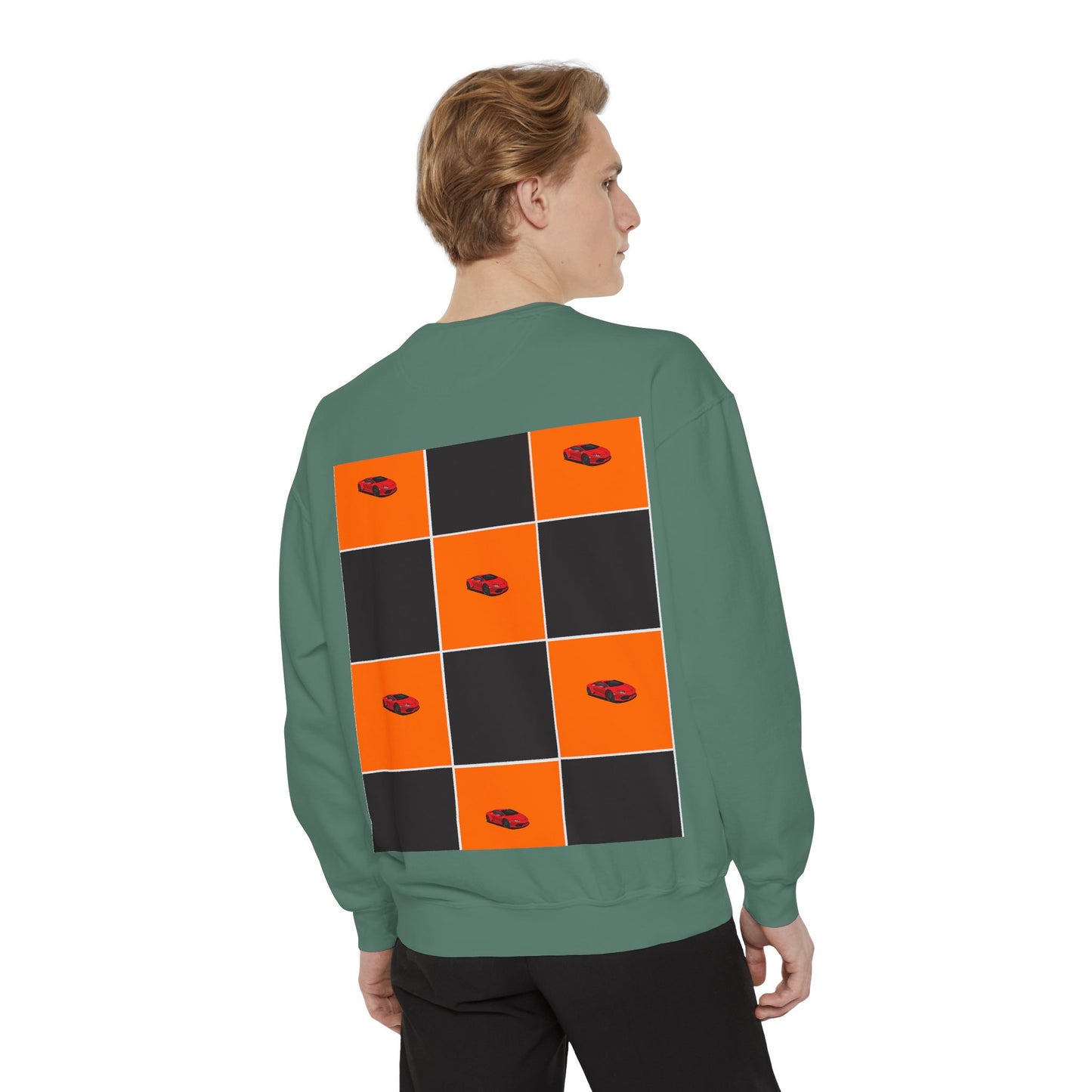McLaren-Inspired Sweatshirt | Orange & Black Motorsport Design