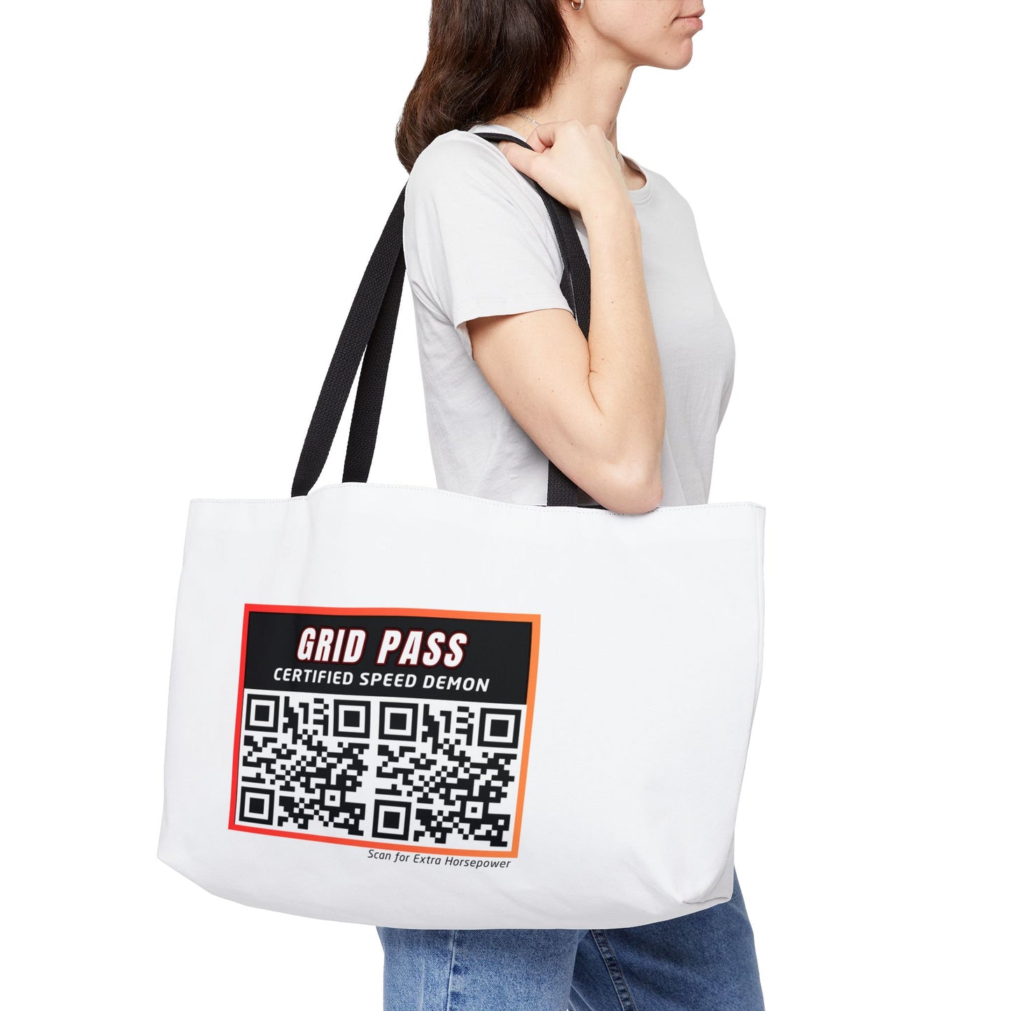 WIP25 Grid Pass Weekender Tote Bag – Certified Speed Demon Edition | Motorsport-Inspired Streetwear