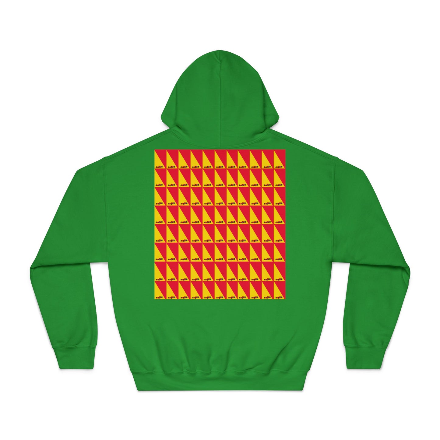 Geometric Car Hoodie – Modern Motorsport Design with Triangle Accents – Performance Apparel