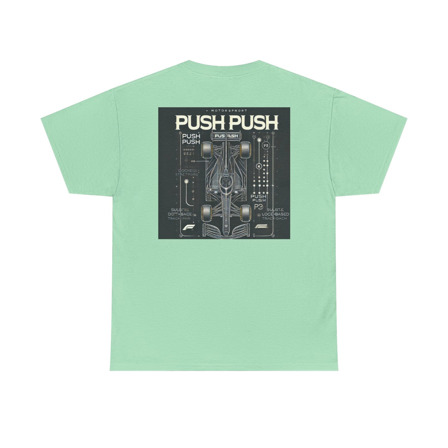 PUSH PUSH – Motorsport Streetwear Tee | Race Radio Command Edition