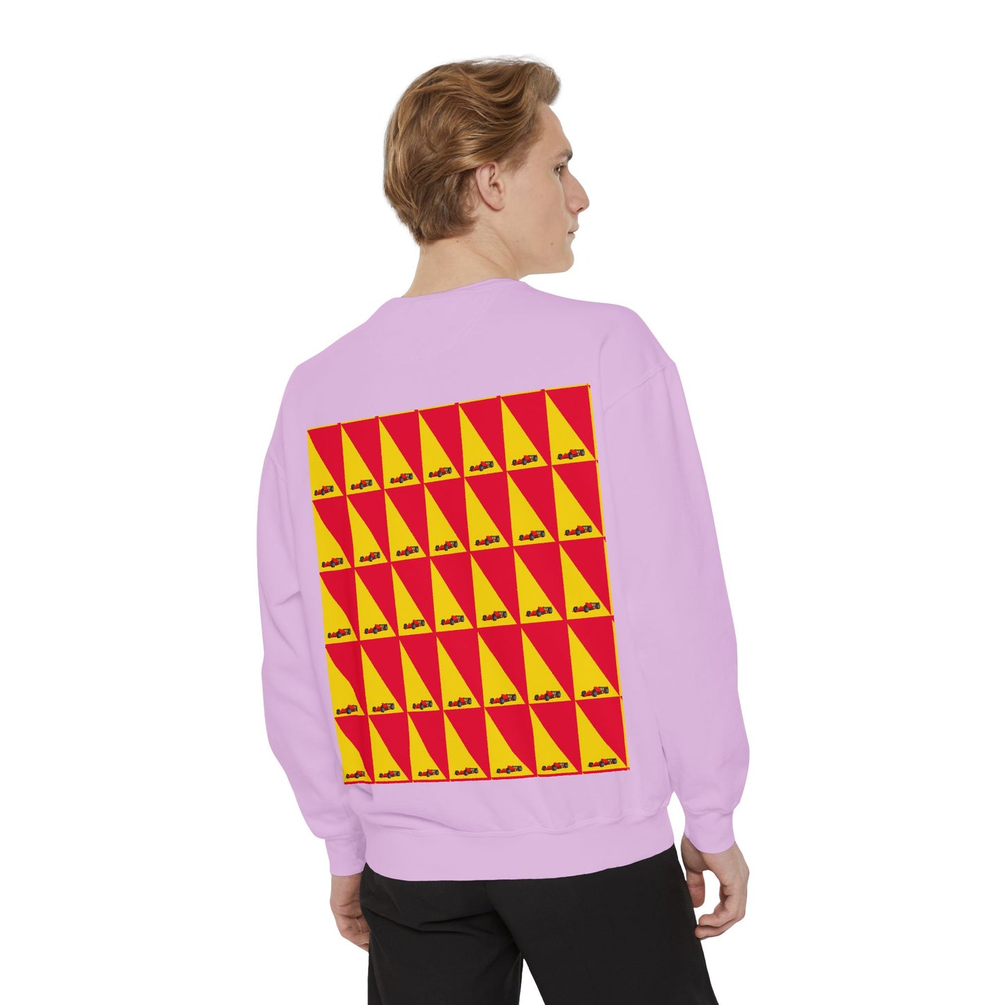 Geometric Car Sweatshirt | Motorsport-Inspired Design| Perfect for Casual Outings & Celebrations