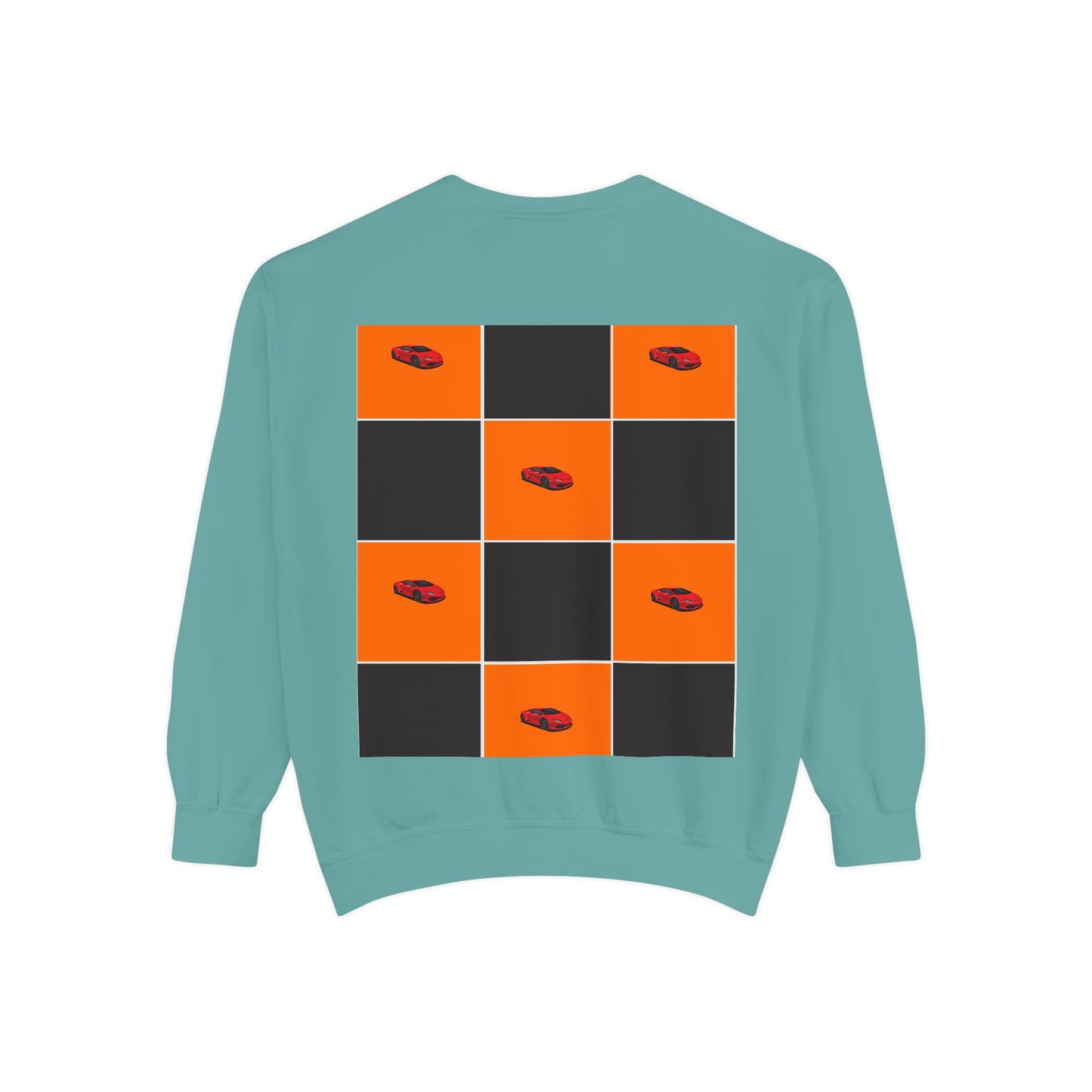 McLaren-Inspired Sweatshirt | Orange & Black Motorsport Design