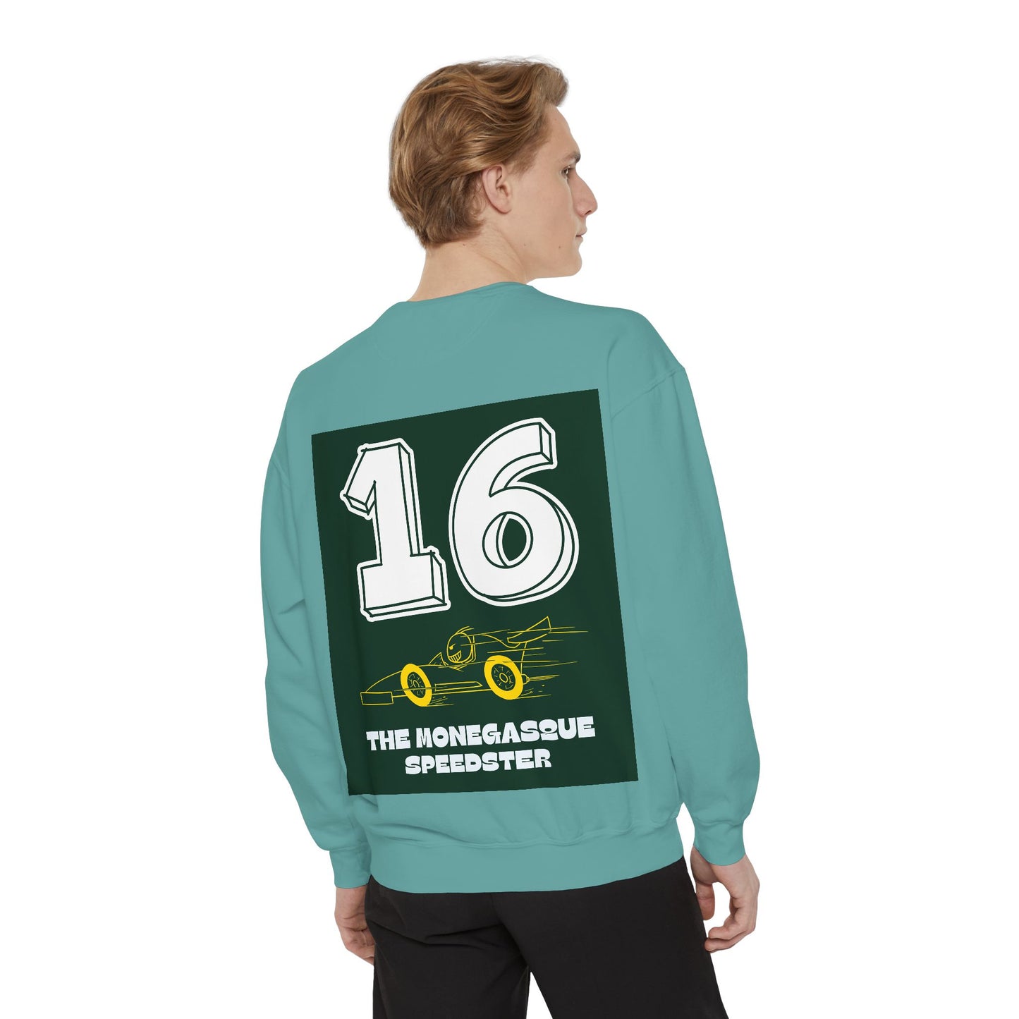 #16 “The Monegasque Speedster” Sweatshirt | Charles Leclerc Inspired Motorsport Apparel