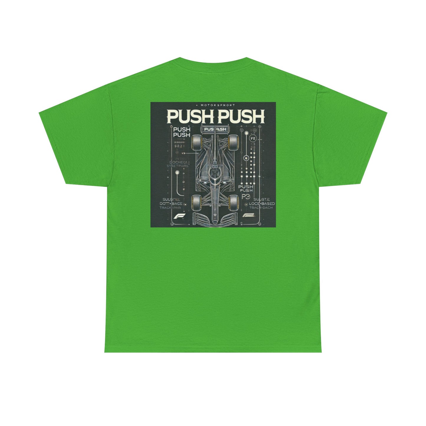 PUSH PUSH – Motorsport Streetwear Tee | Race Radio Command Edition