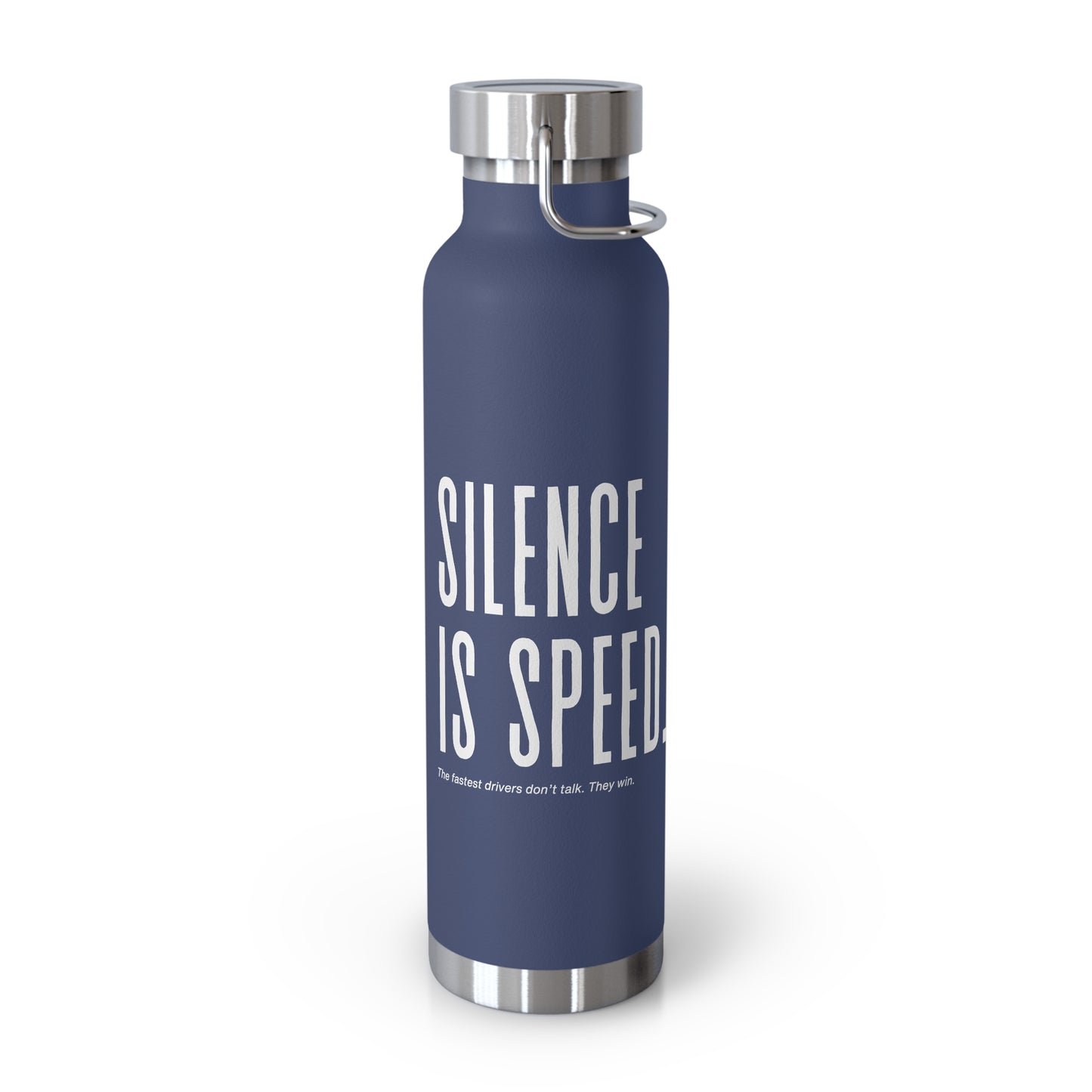 Silence is Speed Water Bottle – WIP25 Focused Flow