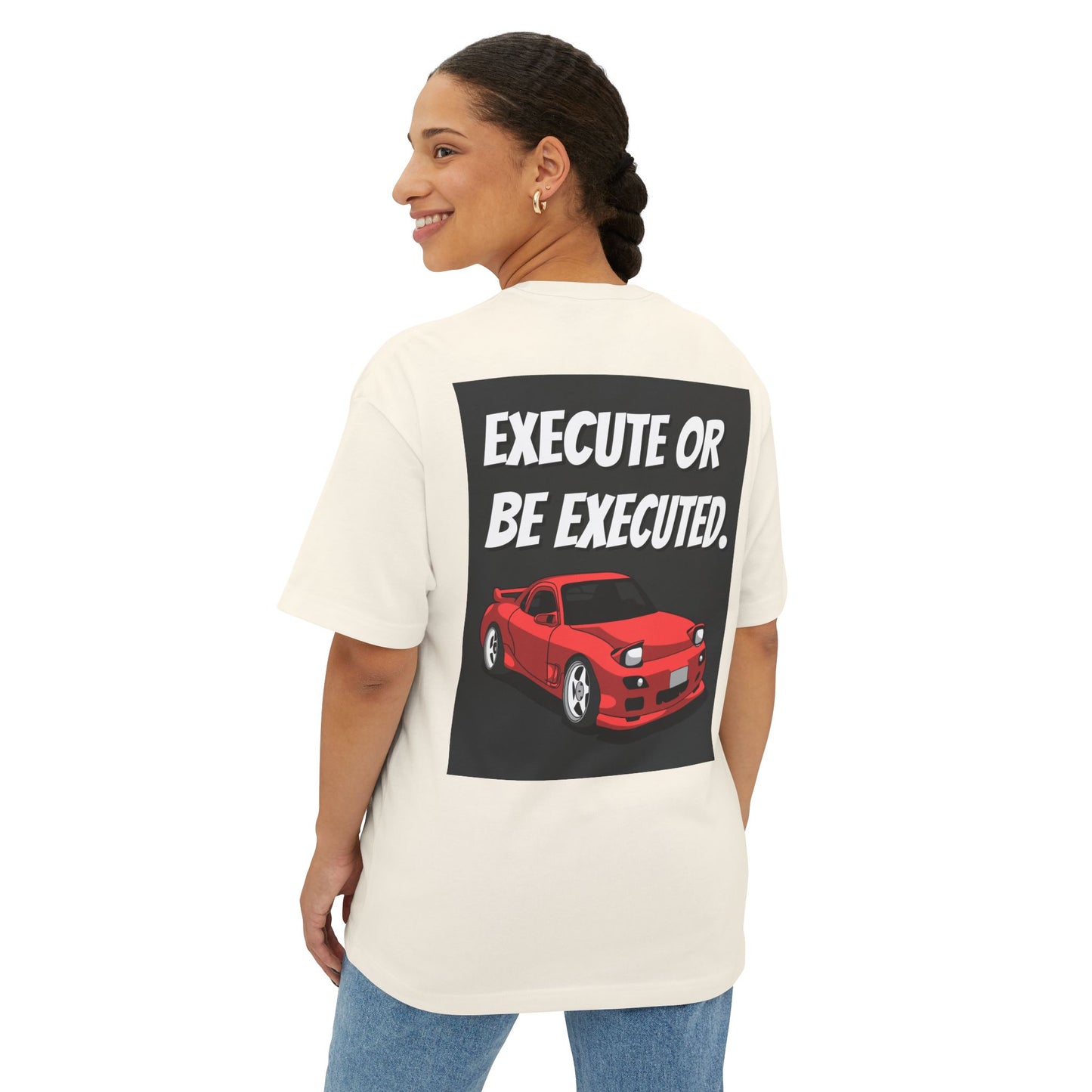 "EXECUTE OR BE EXECUTED" Motorsport T-Shirt - High-Energy Racing Streetwear