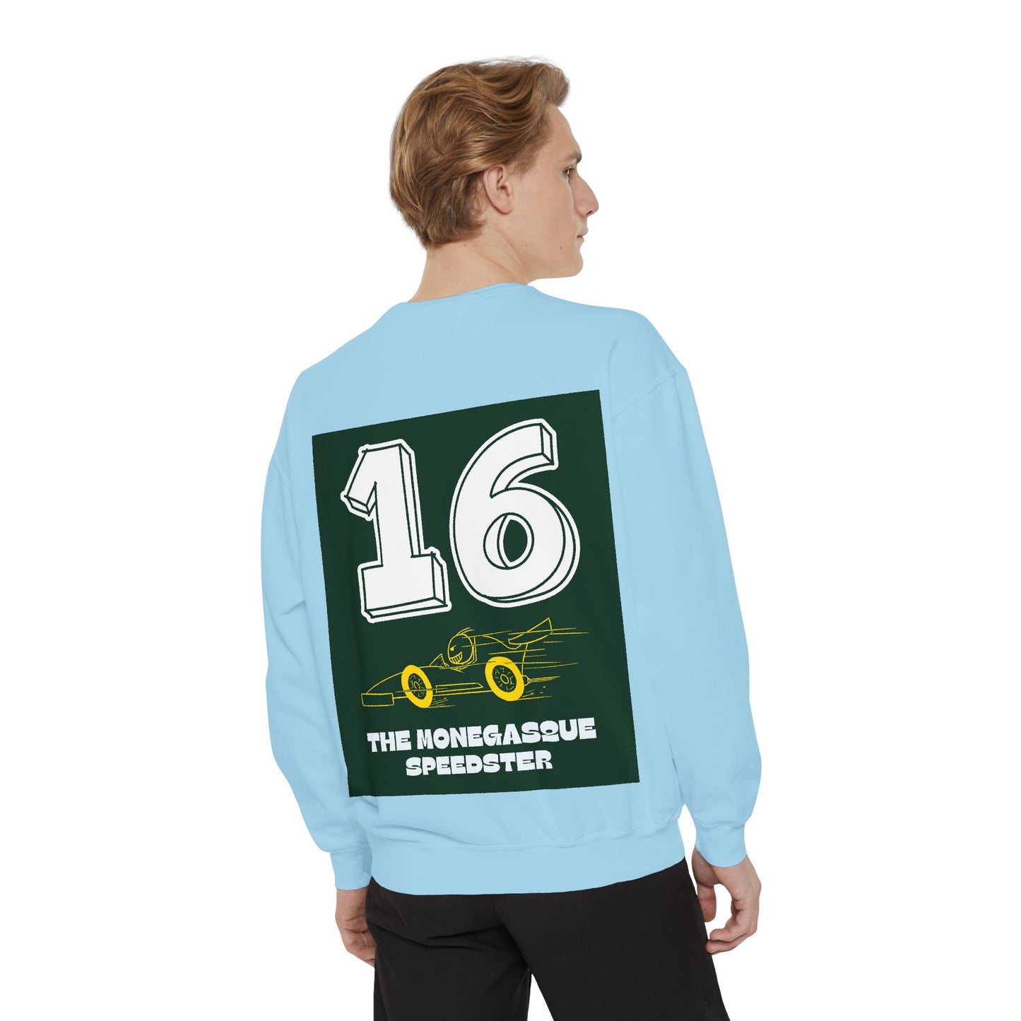 #16 “The Monegasque Speedster” Sweatshirt | Charles Leclerc Inspired Motorsport Apparel