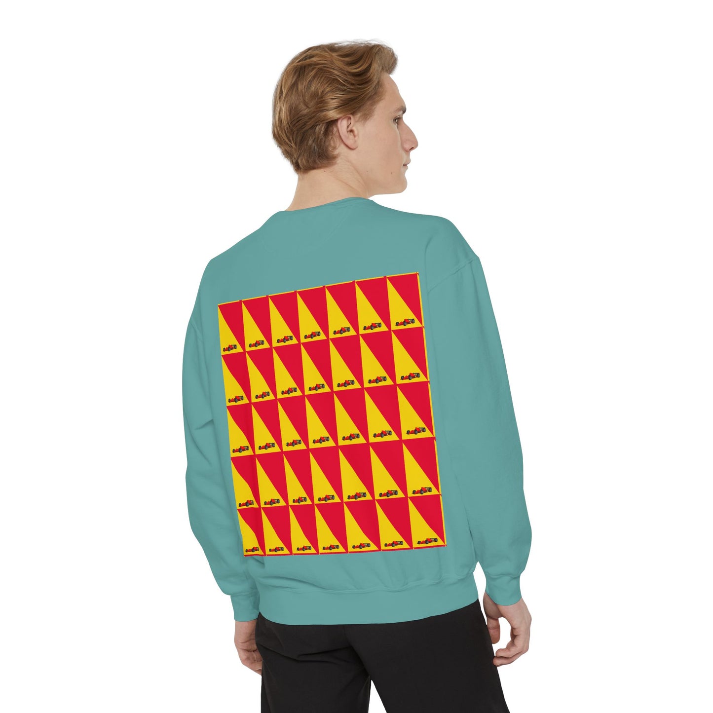 Geometric Car Sweatshirt | Motorsport-Inspired Design| Perfect for Casual Outings & Celebrations