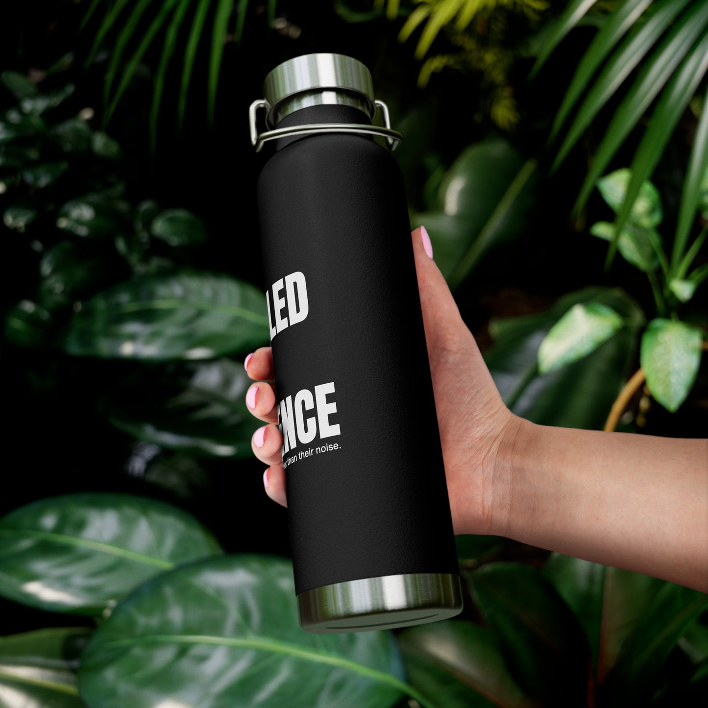 Fueled by Silence Water Bottle – WIP25 Quiet Beast Edition
