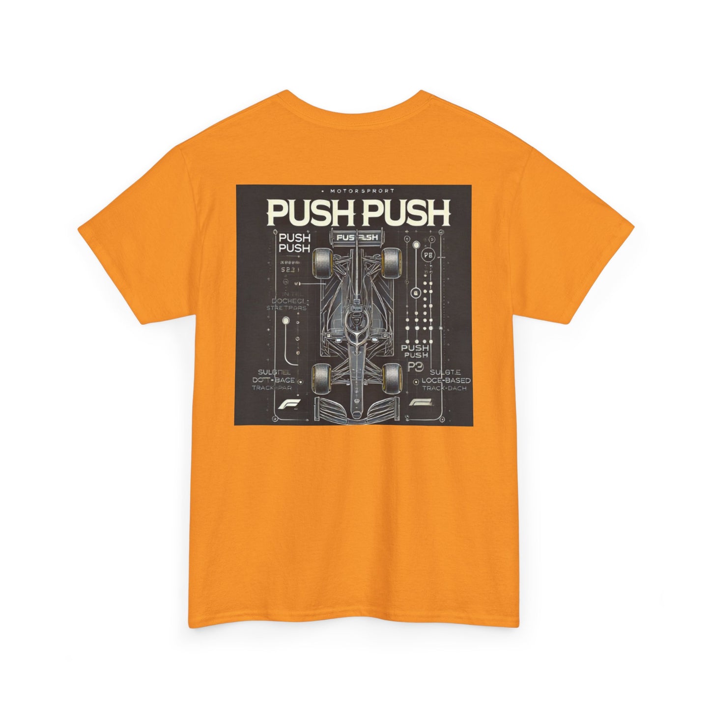 PUSH PUSH – Motorsport Streetwear Tee | Race Radio Command Edition
