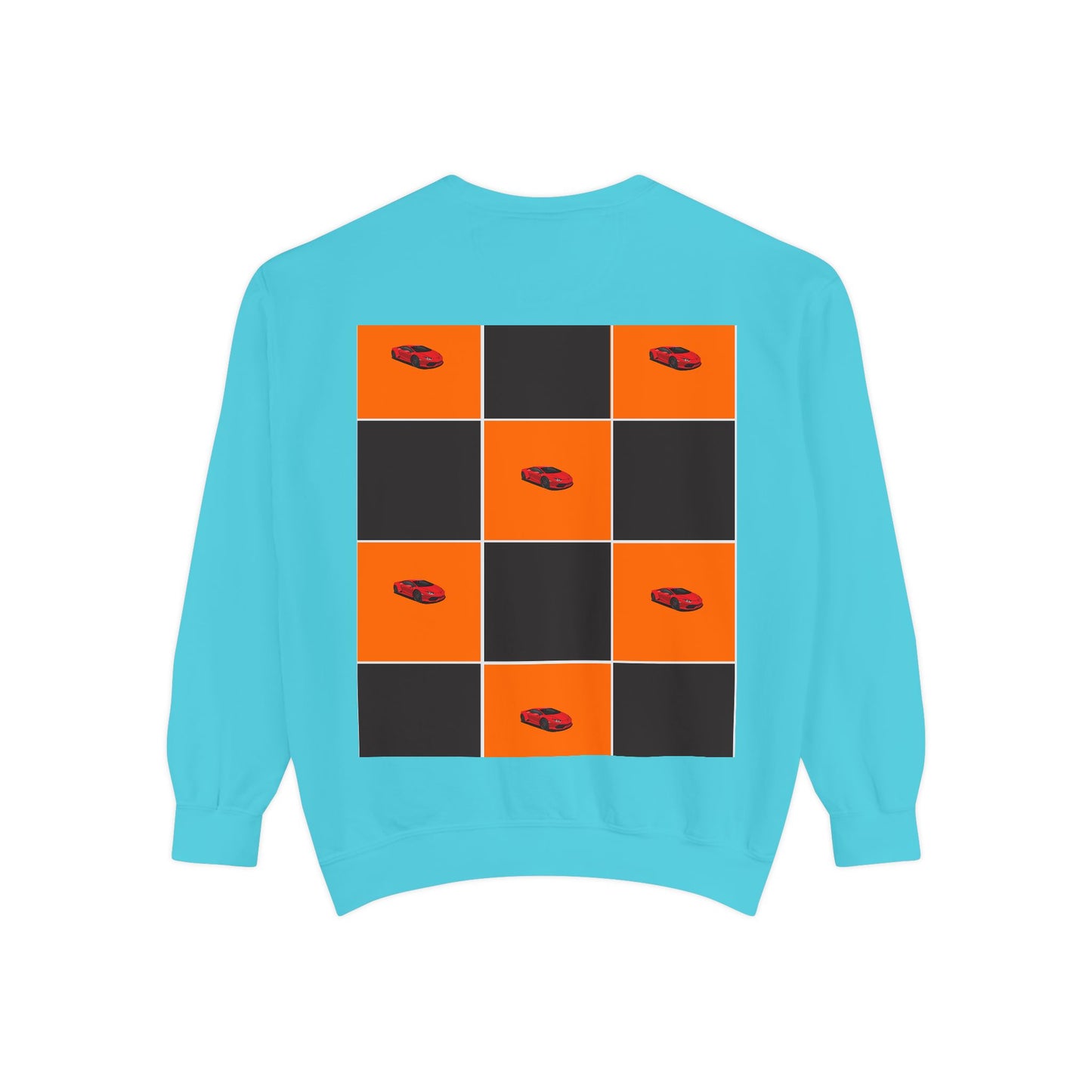McLaren-Inspired Sweatshirt | Orange & Black Motorsport Design