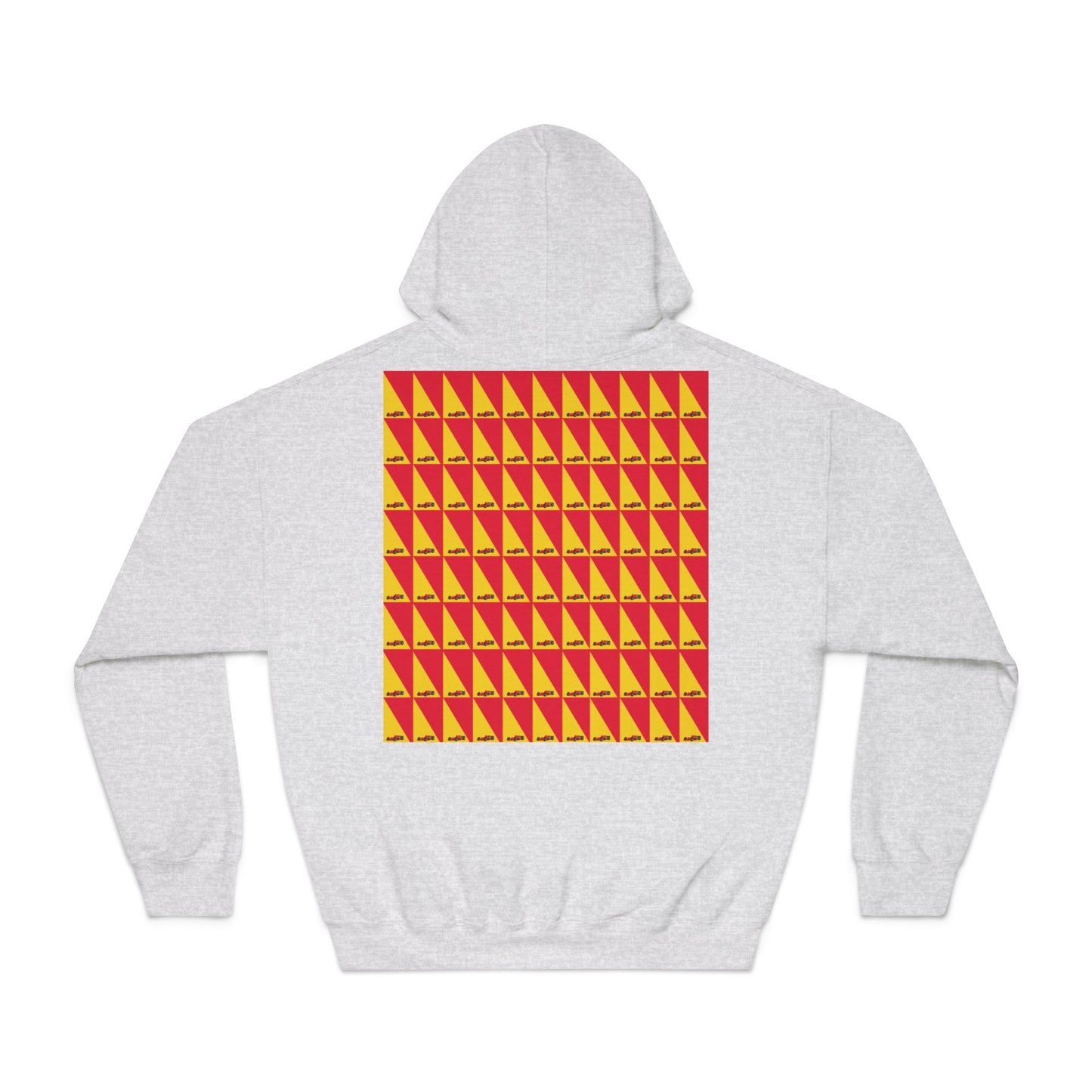 Geometric Car Hoodie – Modern Motorsport Design with Triangle Accents – Performance Apparel