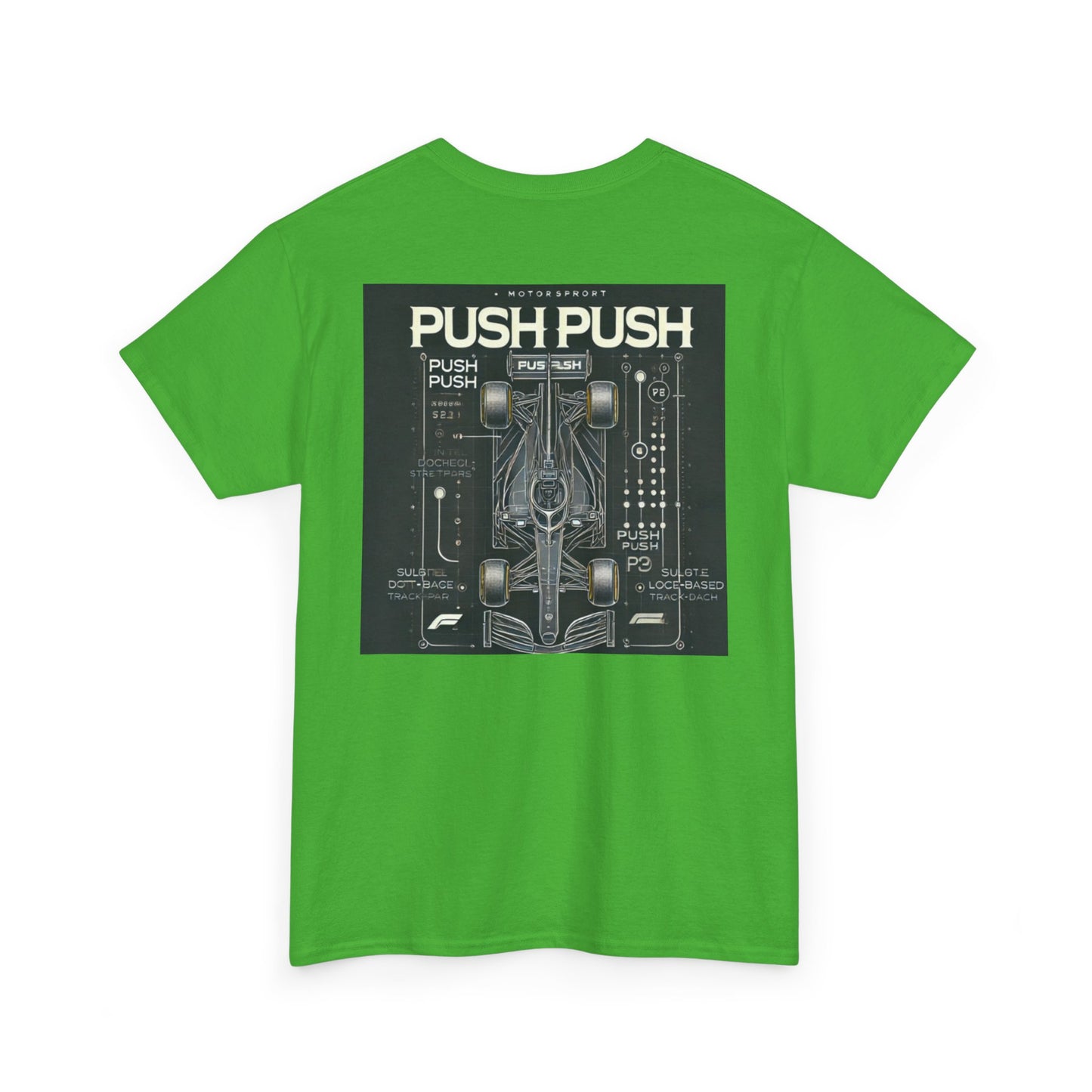 PUSH PUSH – Motorsport Streetwear Tee | Race Radio Command Edition