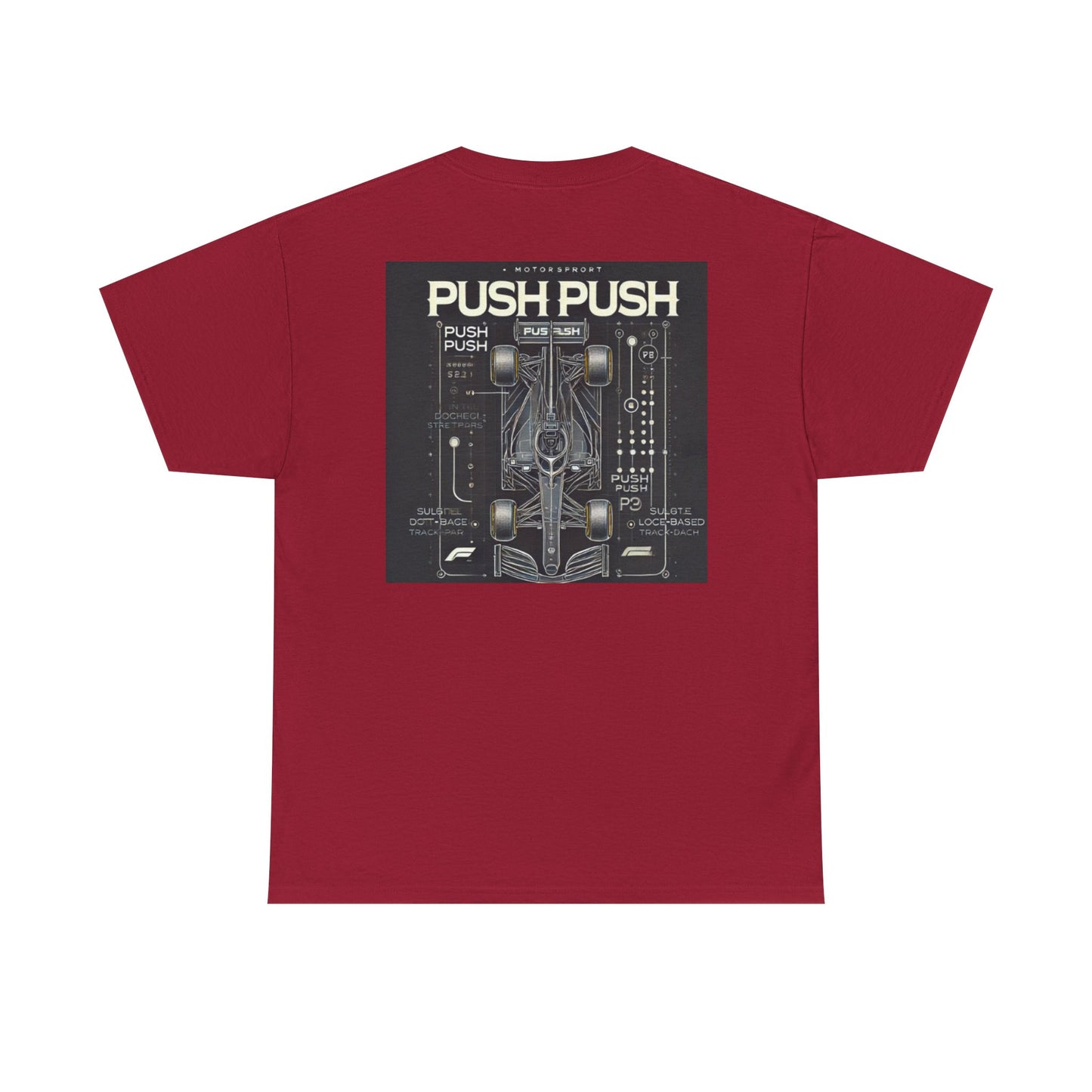 PUSH PUSH – Motorsport Streetwear Tee | Race Radio Command Edition