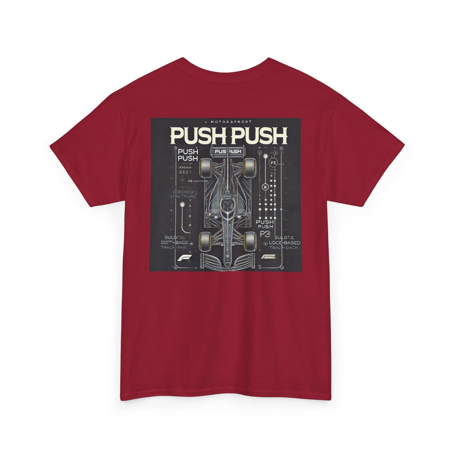 PUSH PUSH – Motorsport Streetwear Tee | Race Radio Command Edition