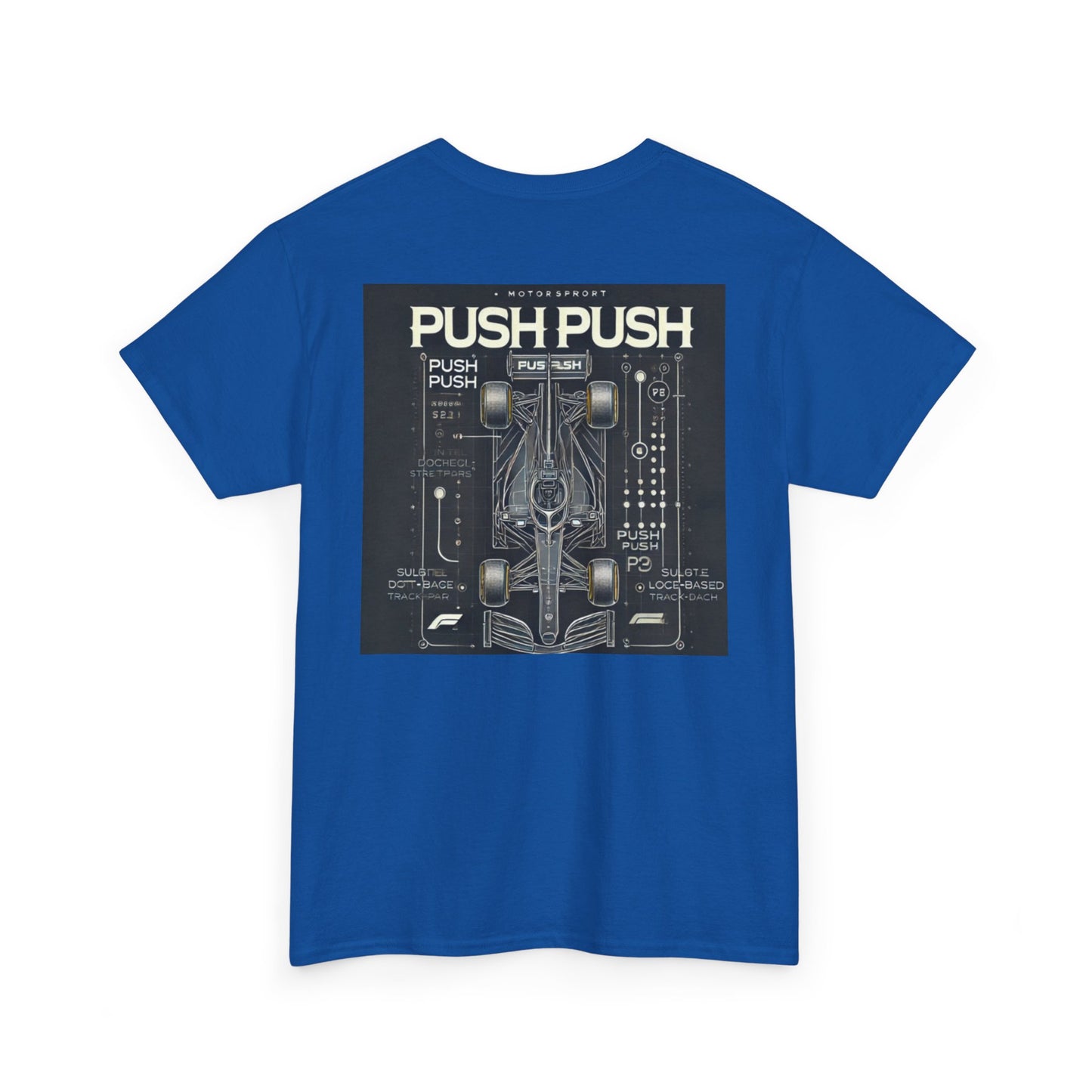 PUSH PUSH – Motorsport Streetwear Tee | Race Radio Command Edition