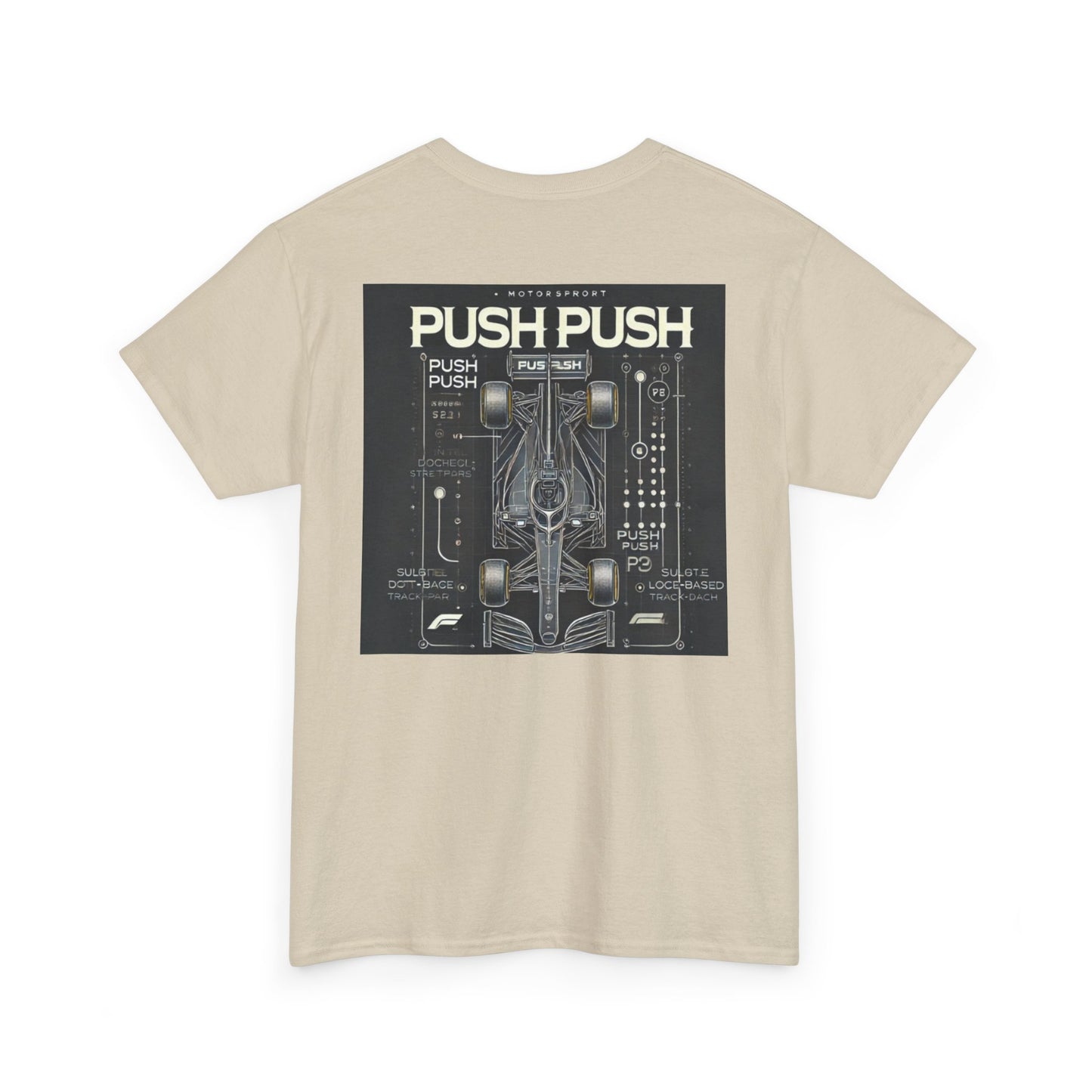 PUSH PUSH – Motorsport Streetwear Tee | Race Radio Command Edition