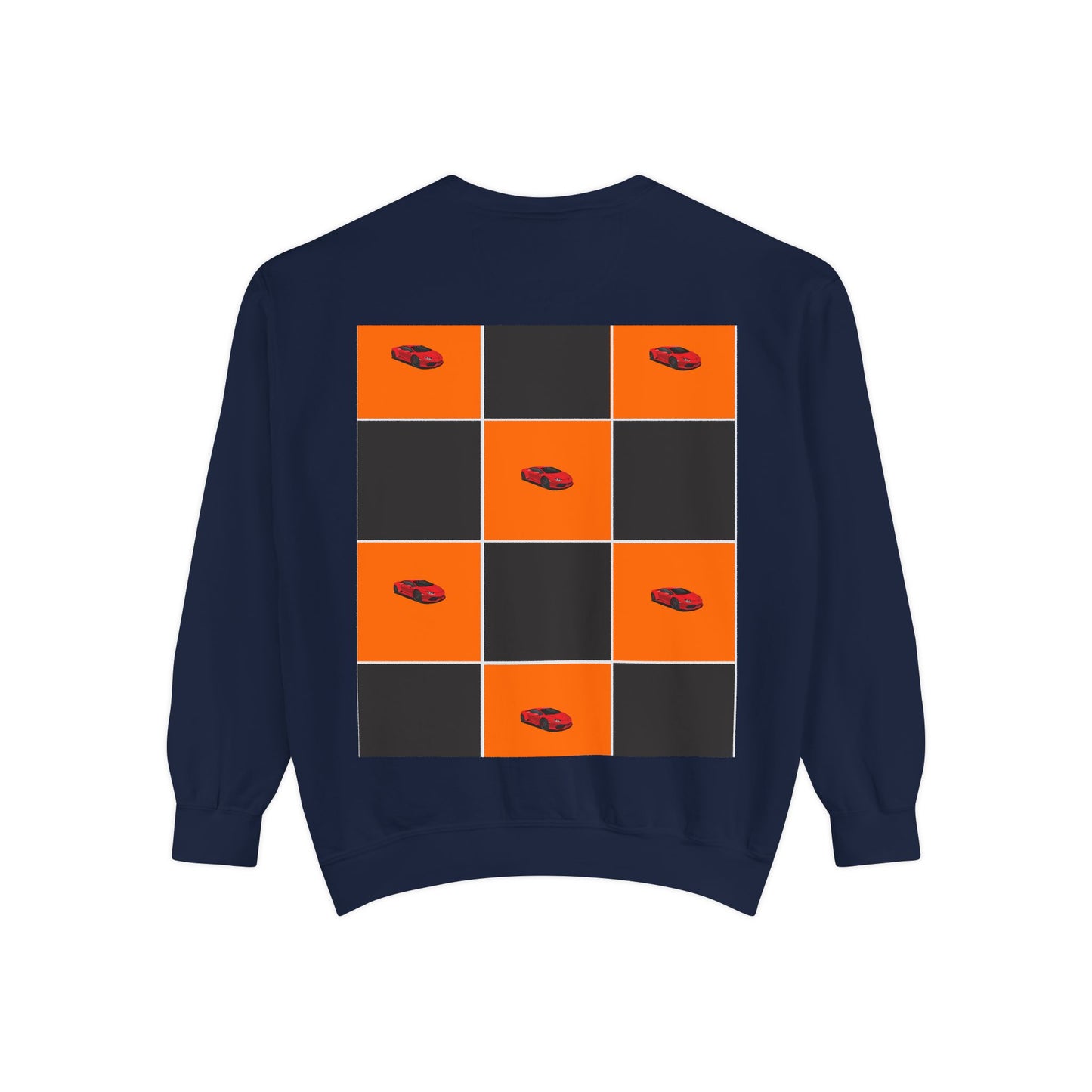 McLaren-Inspired Sweatshirt | Orange & Black Motorsport Design