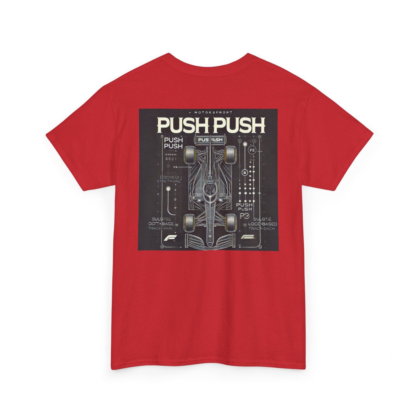 PUSH PUSH – Motorsport Streetwear Tee | Race Radio Command Edition