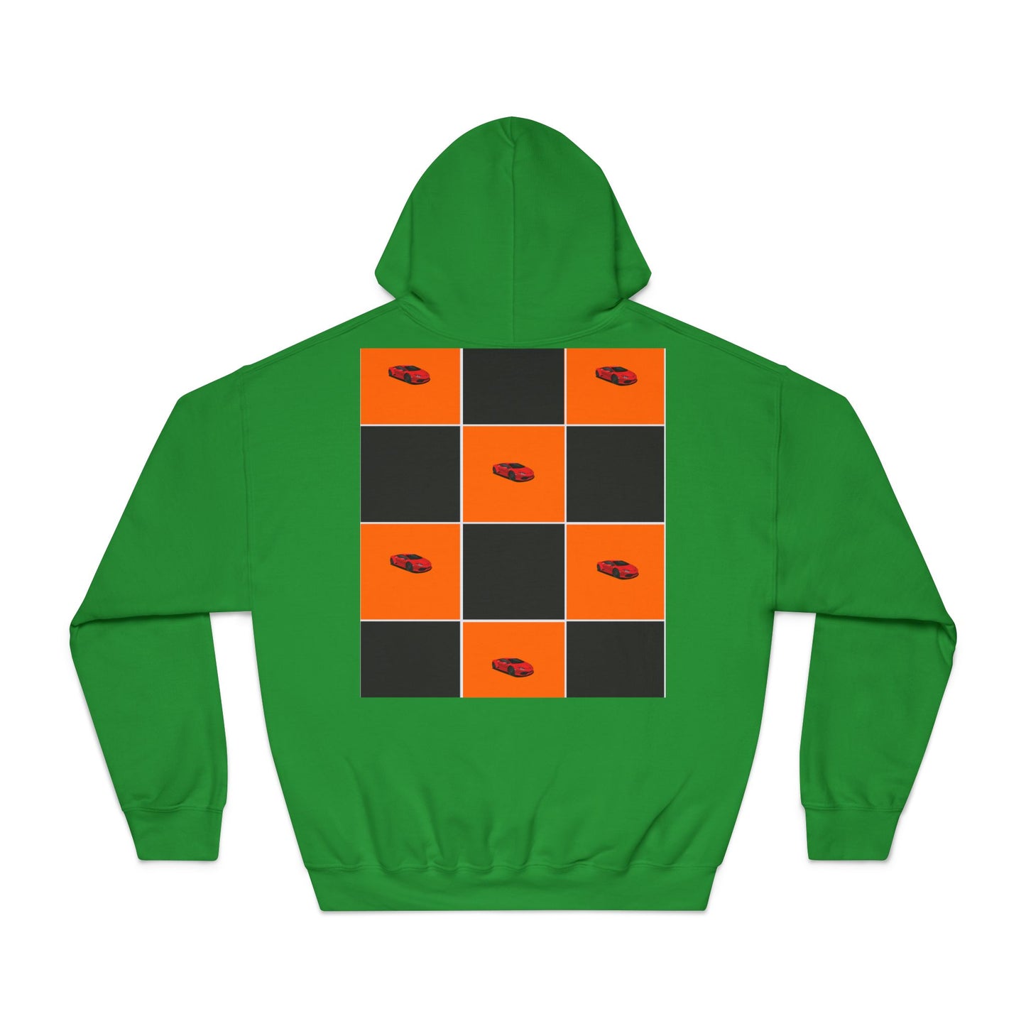 McLaren-Inspired Hoodie – Bold Black & Orange Motorsport Design – Performance Apparel