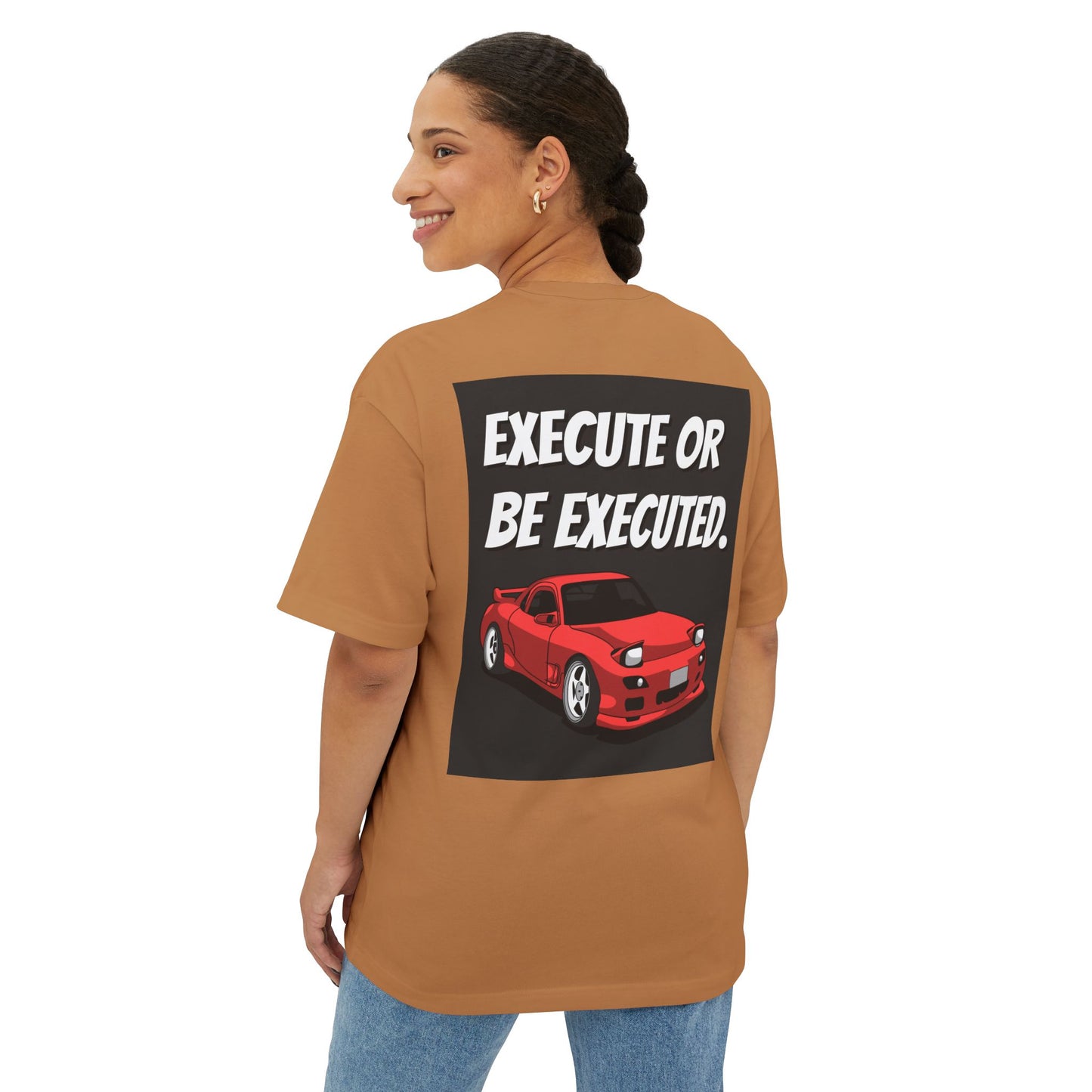 "EXECUTE OR BE EXECUTED" Motorsport T-Shirt - High-Energy Racing Streetwear