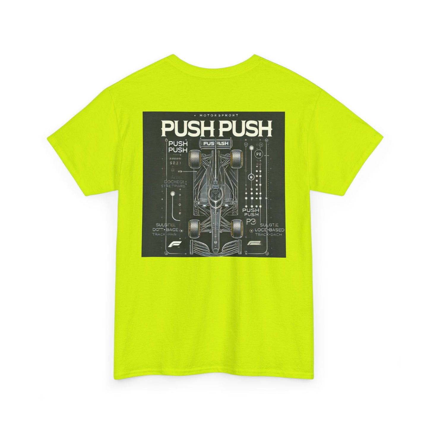 PUSH PUSH – Motorsport Streetwear Tee | Race Radio Command Edition
