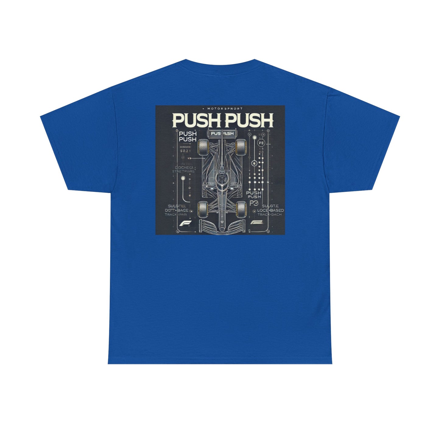 PUSH PUSH – Motorsport Streetwear Tee | Race Radio Command Edition