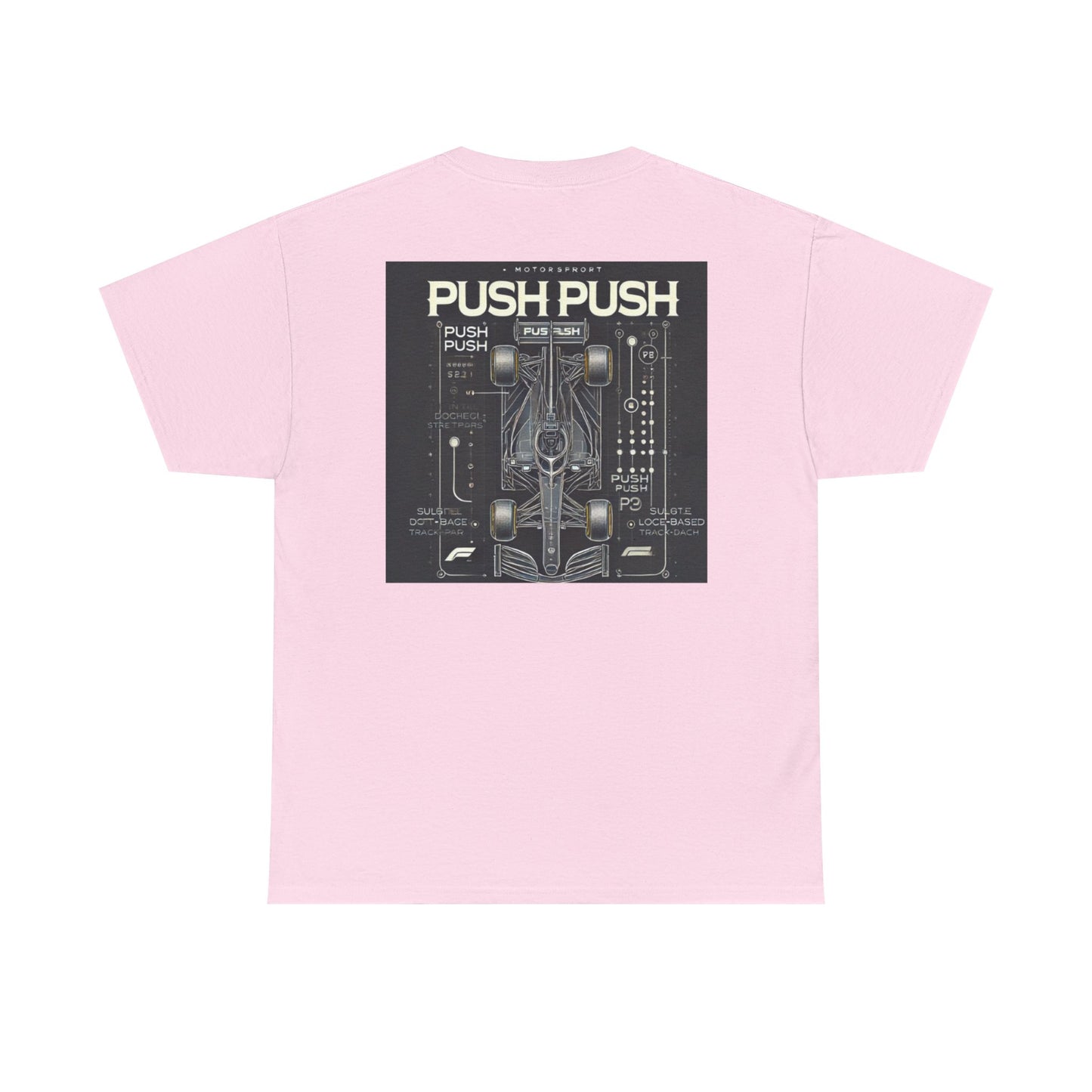 PUSH PUSH – Motorsport Streetwear Tee | Race Radio Command Edition