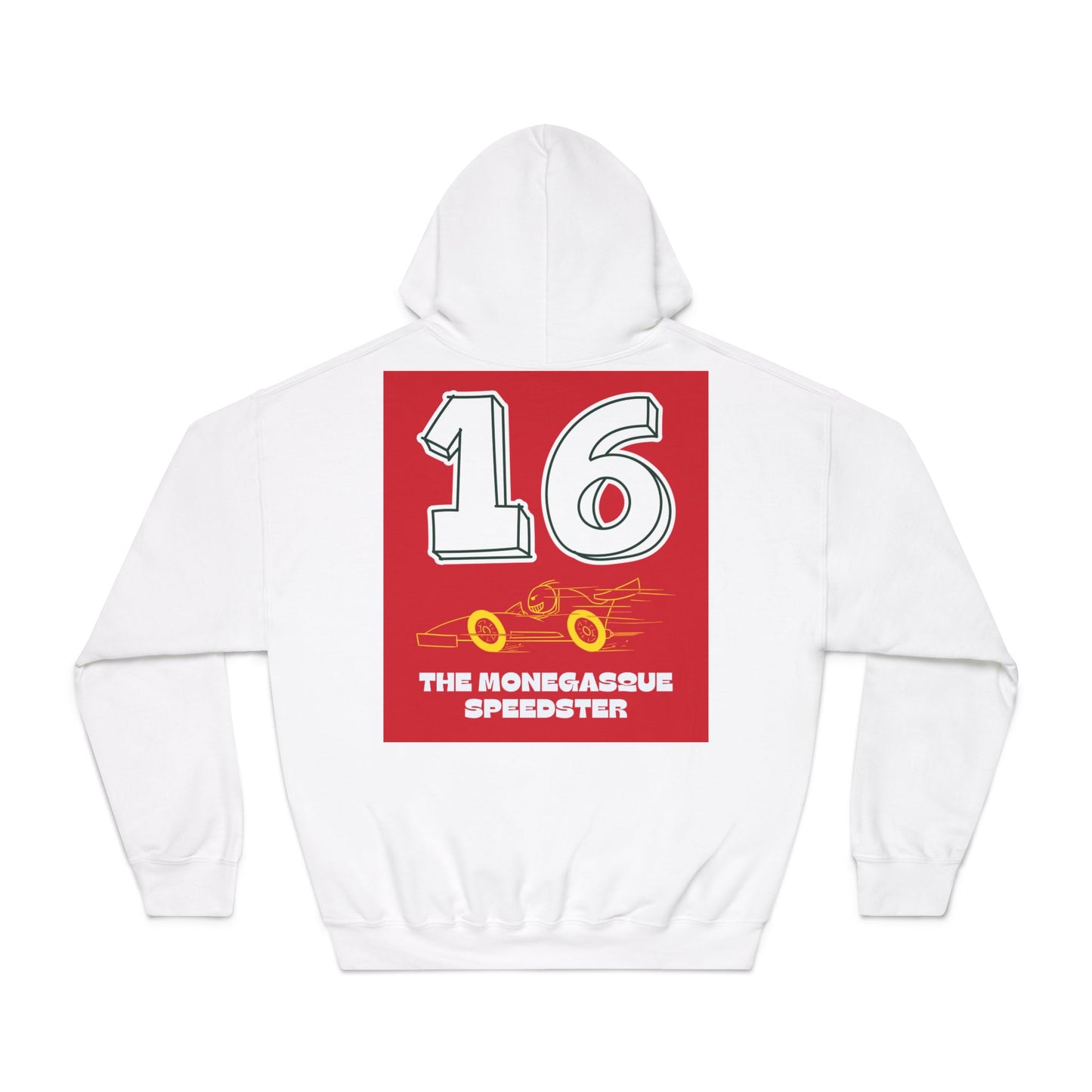 #16 The Monaco Speedster Unisex Hooded Sweatshirt - Racing Style & Comfort