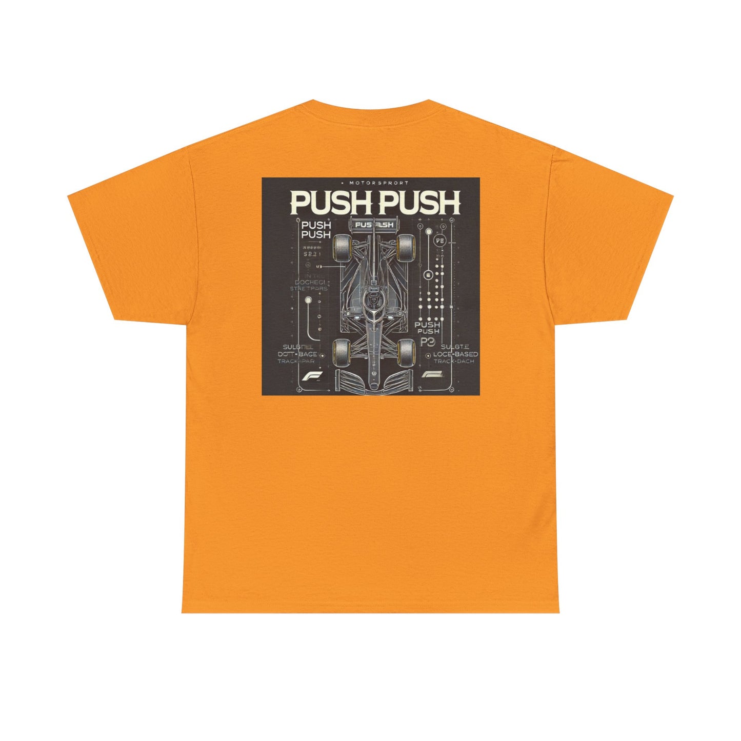 PUSH PUSH – Motorsport Streetwear Tee | Race Radio Command Edition