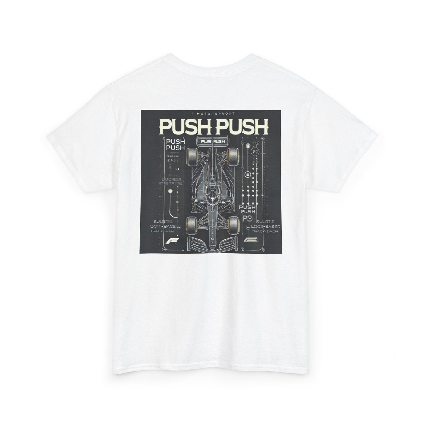 PUSH PUSH – Motorsport Streetwear Tee | Race Radio Command Edition