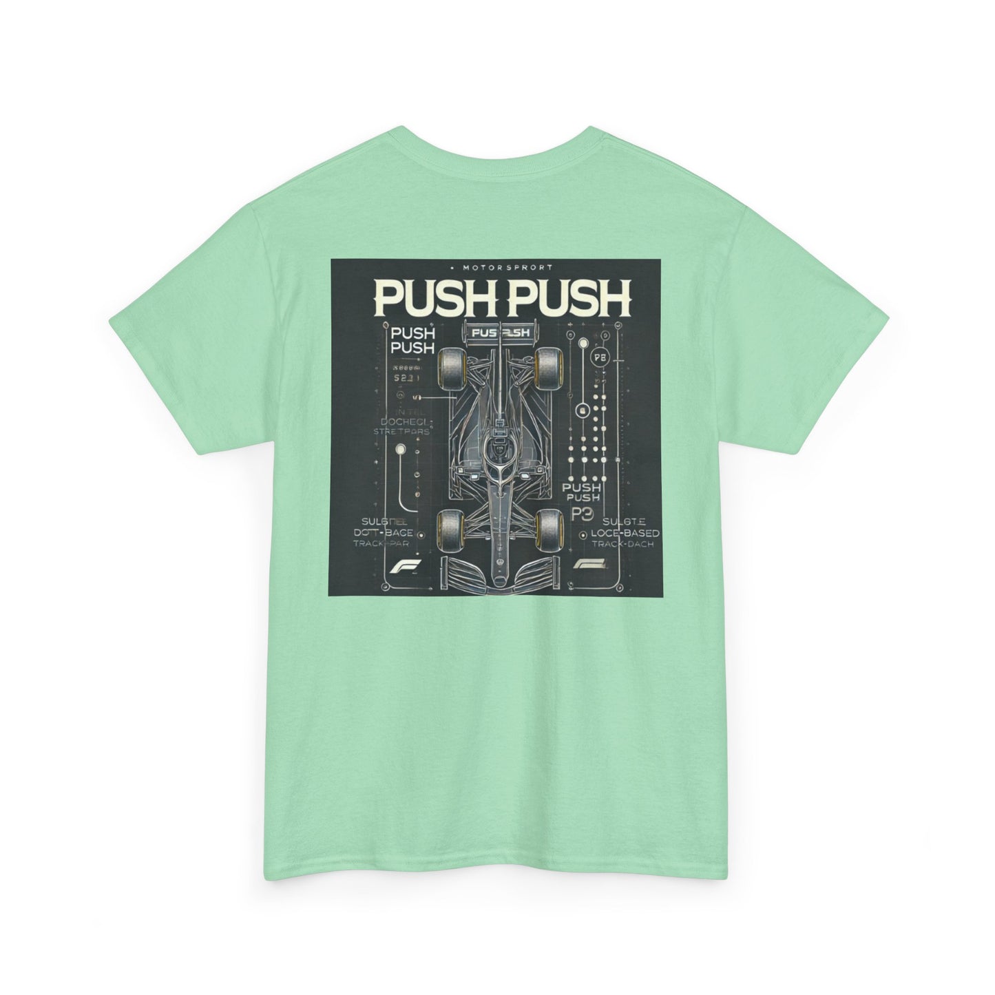 PUSH PUSH – Motorsport Streetwear Tee | Race Radio Command Edition