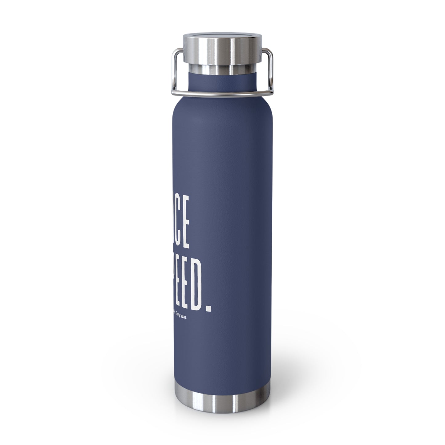 Silence is Speed Water Bottle – WIP25 Focused Flow