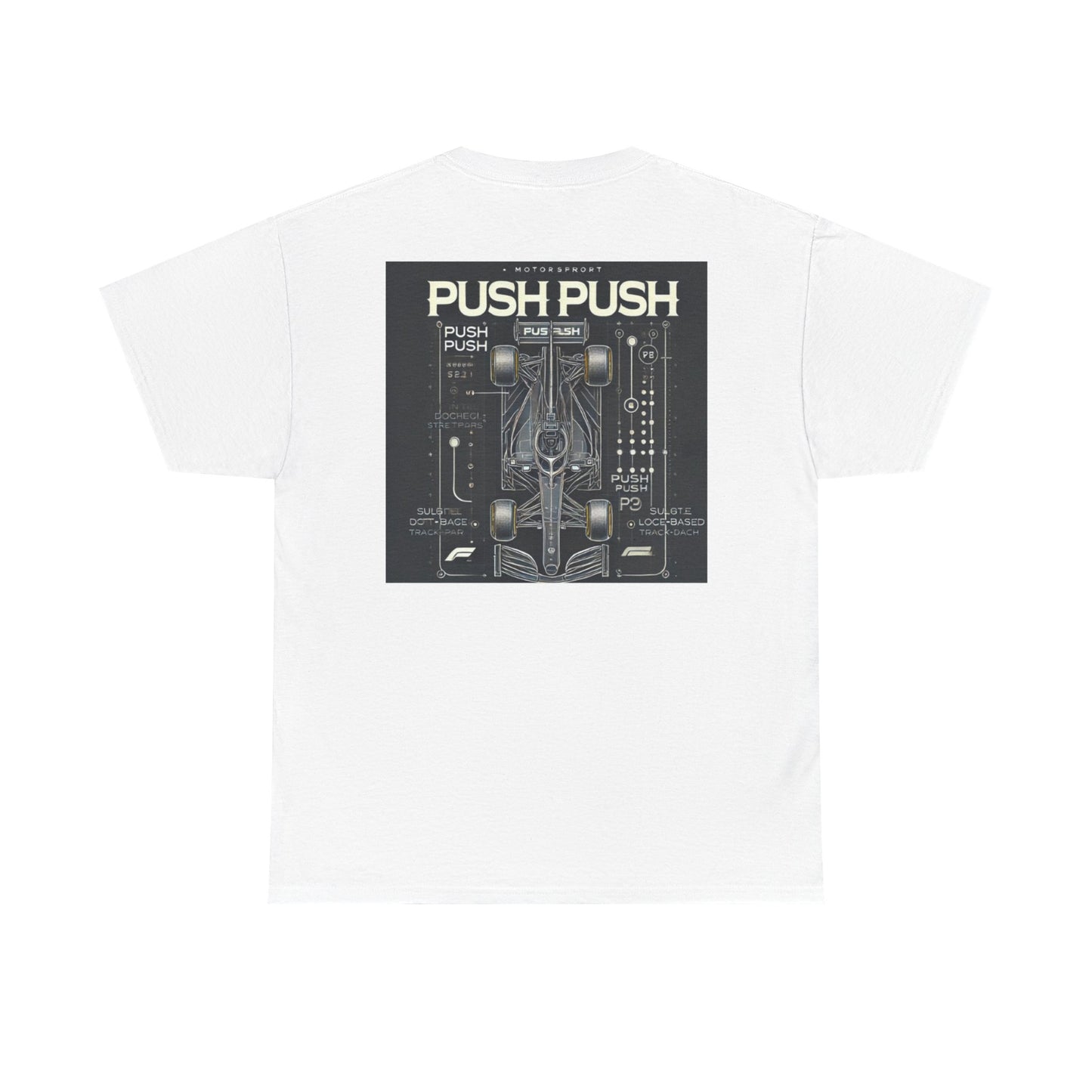 PUSH PUSH – Motorsport Streetwear Tee | Race Radio Command Edition