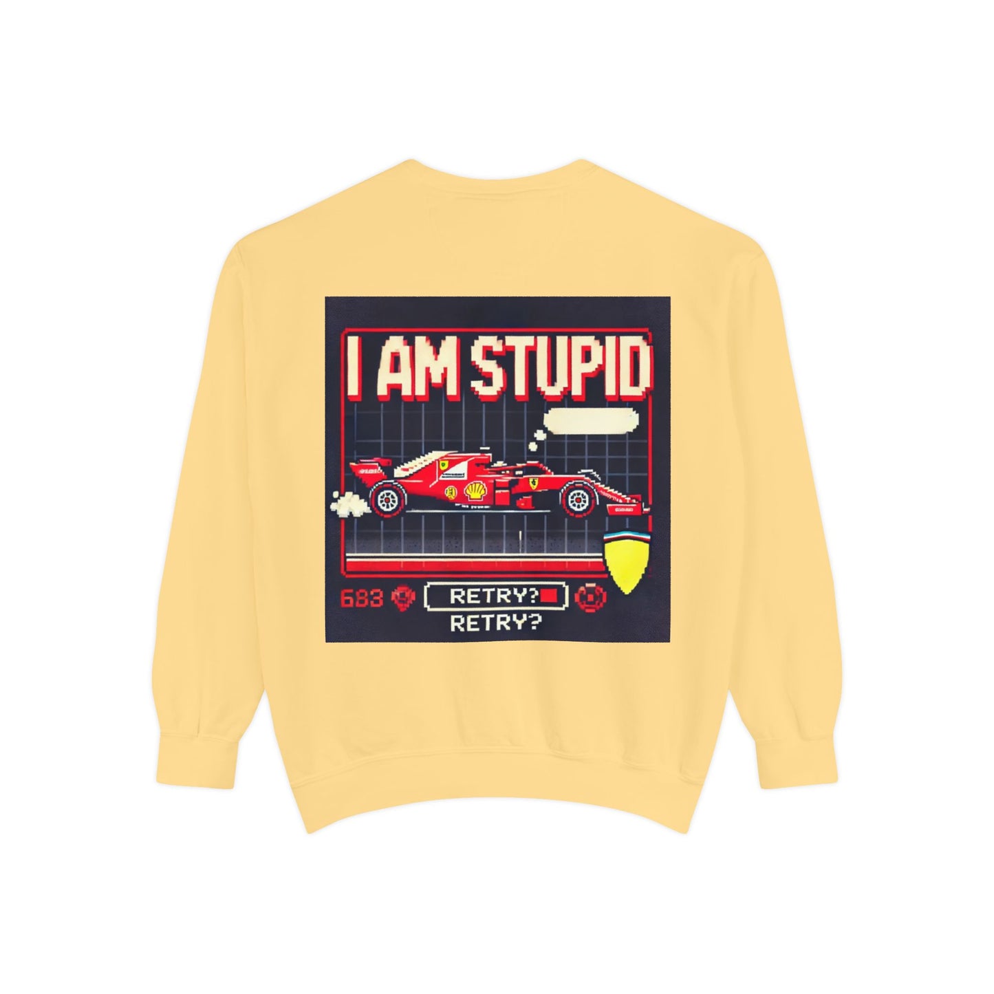 “I Am Stupid” – Charles Leclerc Racing Quote Sweatshirt | F1 Meme Apparel