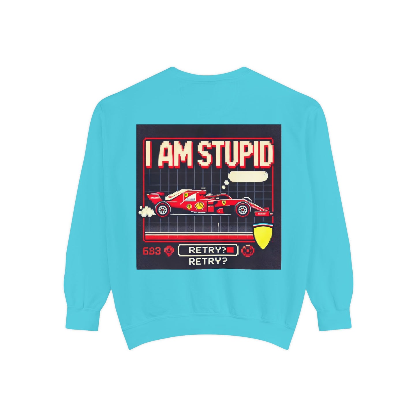 “I Am Stupid” – Charles Leclerc Racing Quote Sweatshirt | F1 Meme Apparel