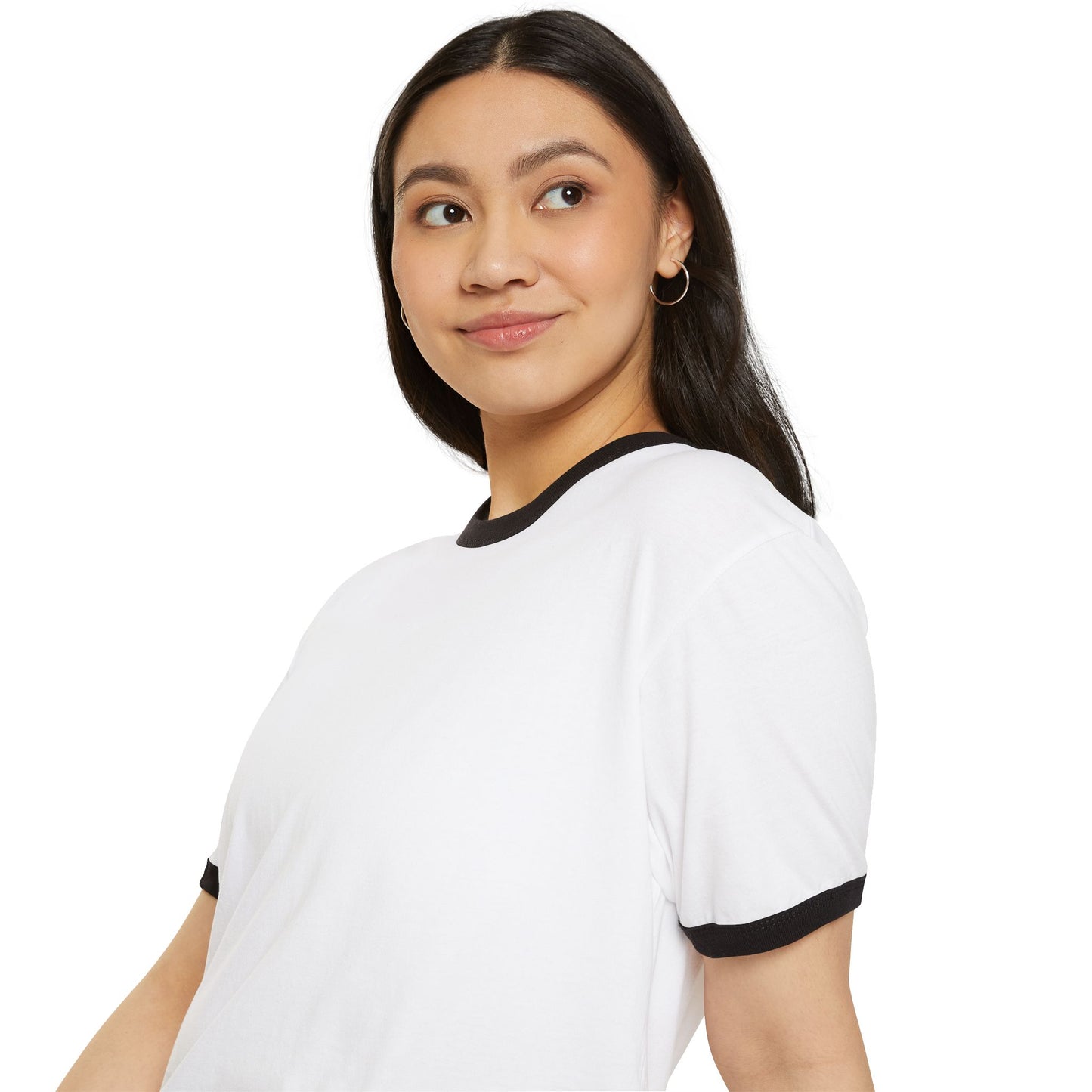 Retro 'Full Throttle' Unisex Cotton Ringer T-Shirt for Bold Statement